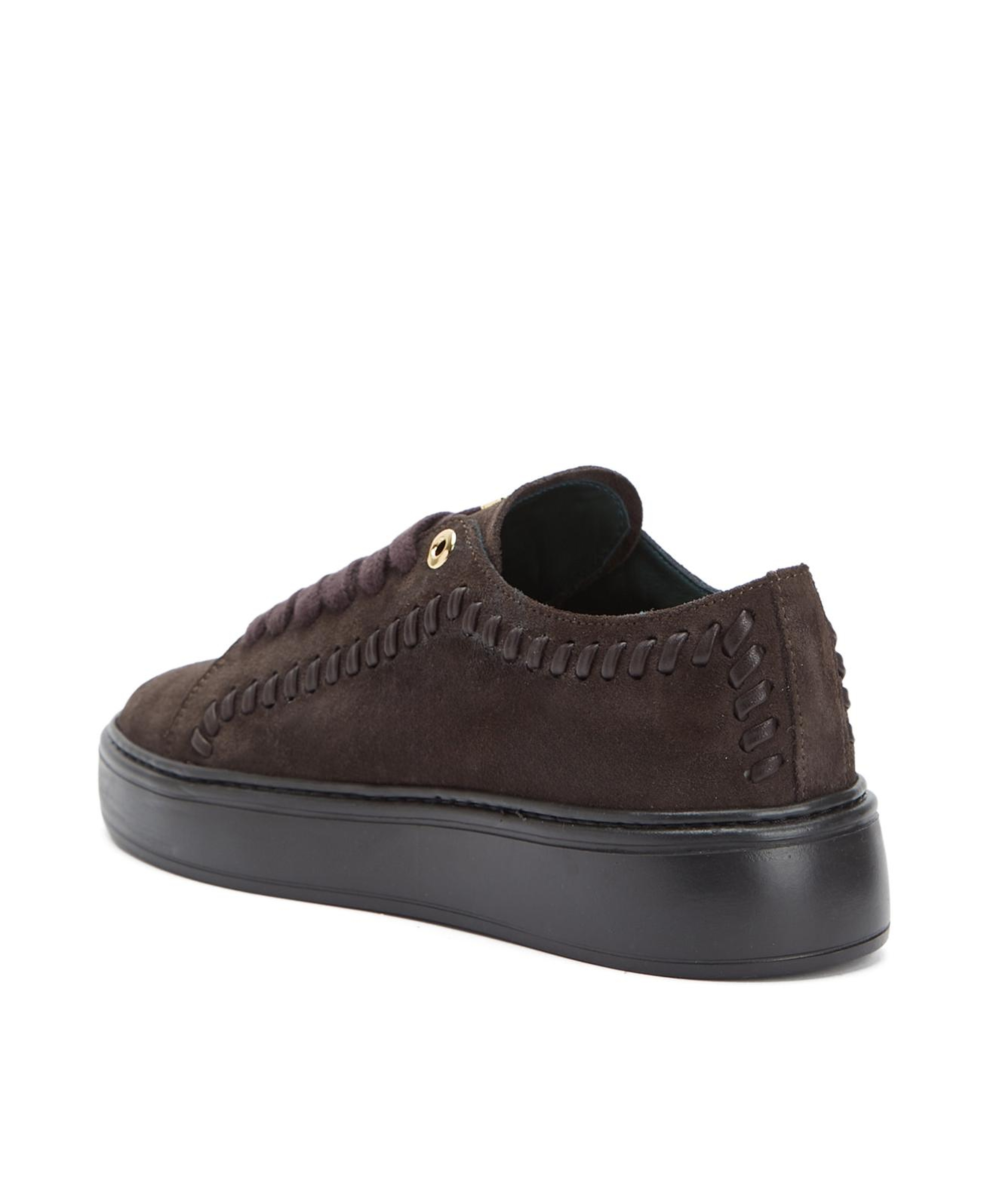 Gh For Nw Kadın Kahverengi Erkek Günlük Rahat Deri Sneaker