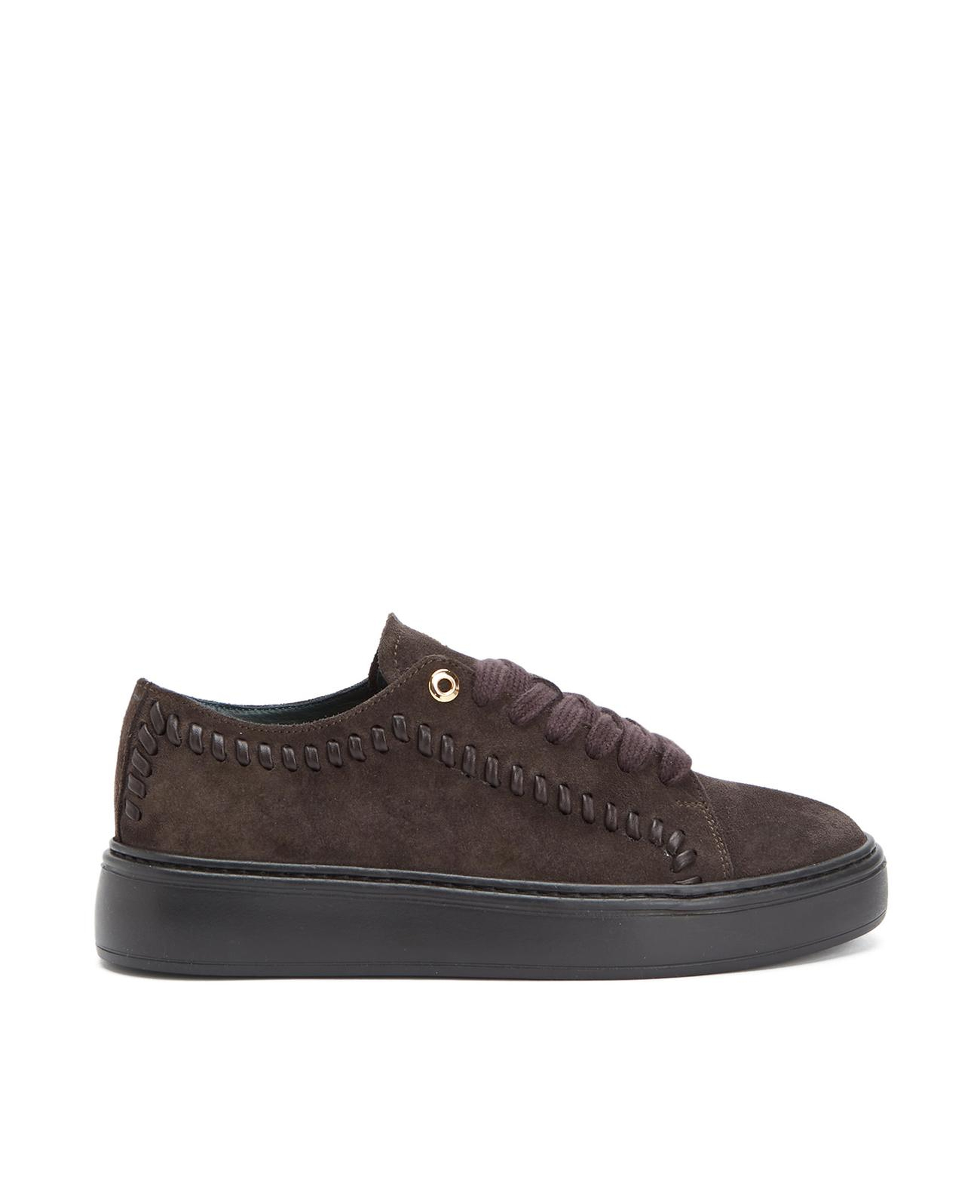 Gh For Nw Kadın Kahverengi Erkek Günlük Rahat Deri Sneaker