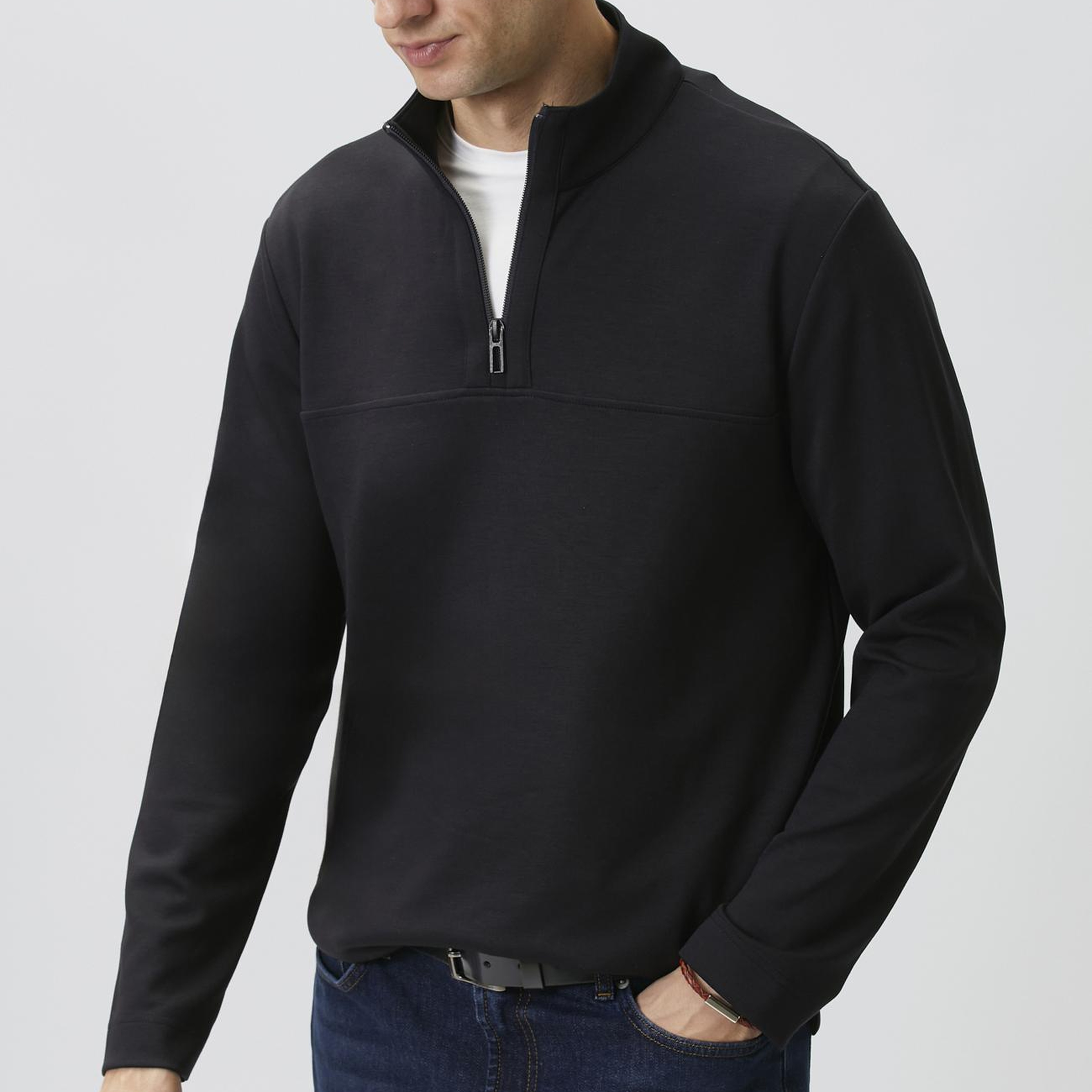 Network Erkek N-Tech Lacivert Modal Karışımlı Sweatshirt