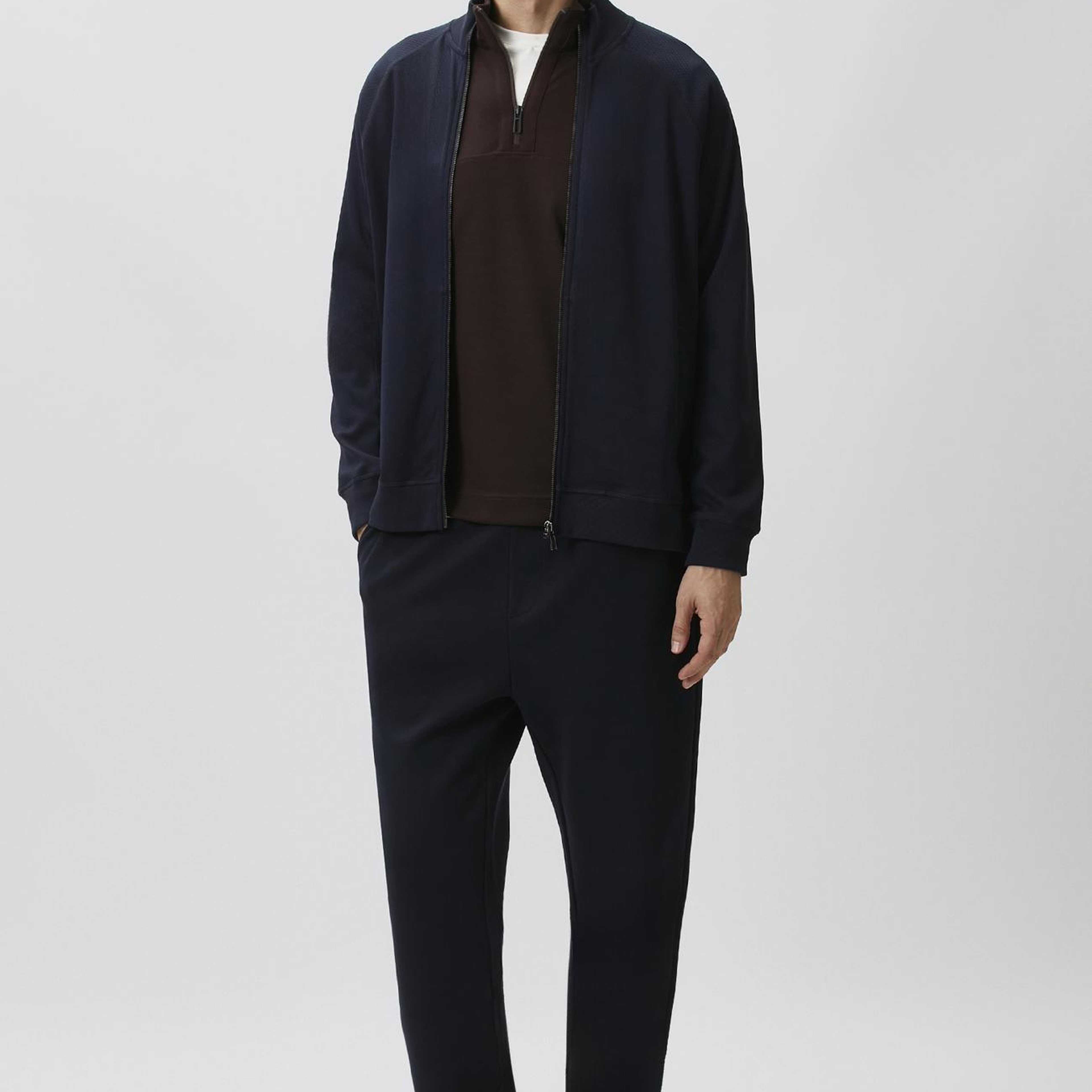 Network Erkek Bordo Modal Karışımlı Sweatshirt
