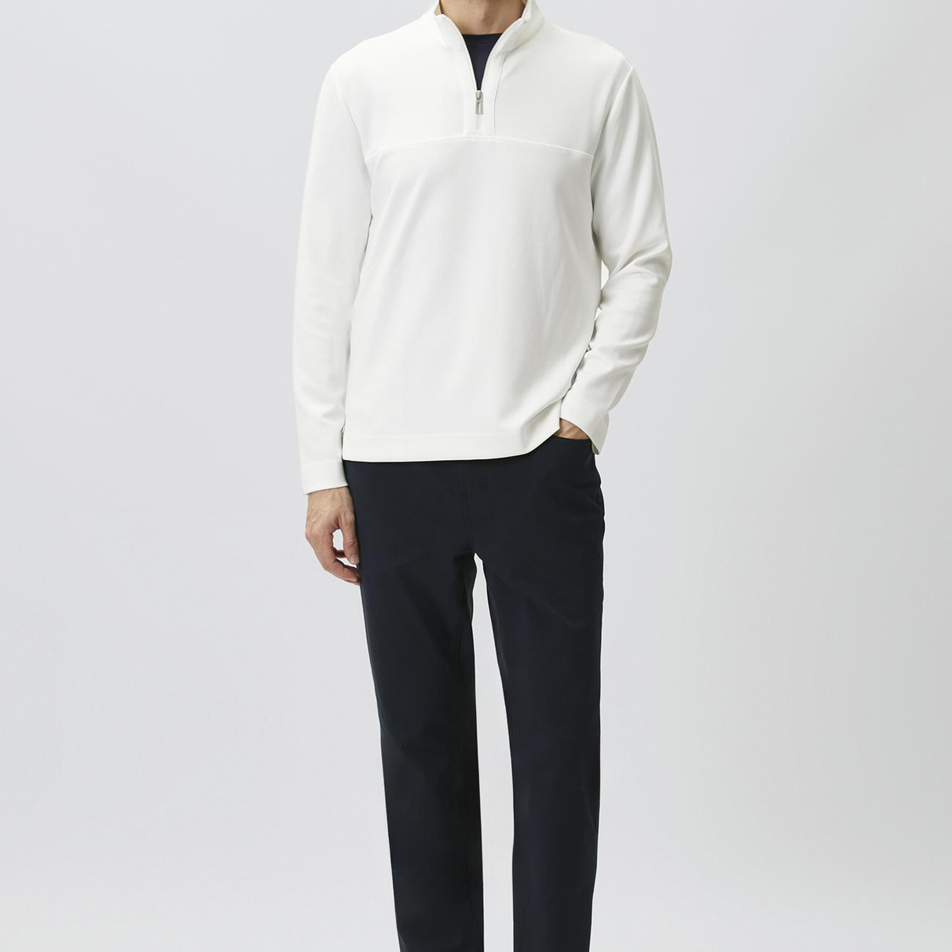 Network Erkek N-Tech Ekru Modal Karışımlı Sweatshirt