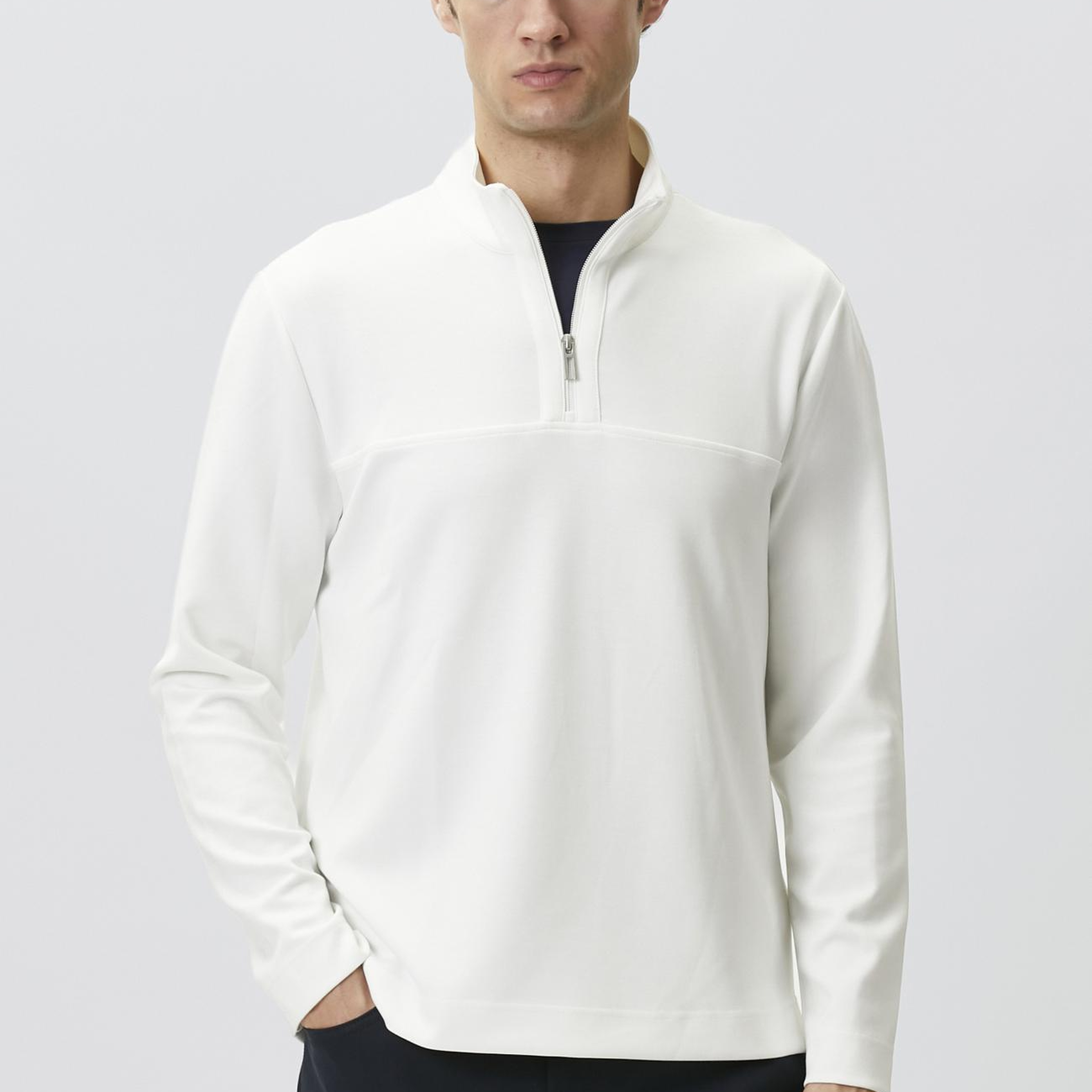 Network Erkek N-Tech Ekru Modal Karışımlı Sweatshirt