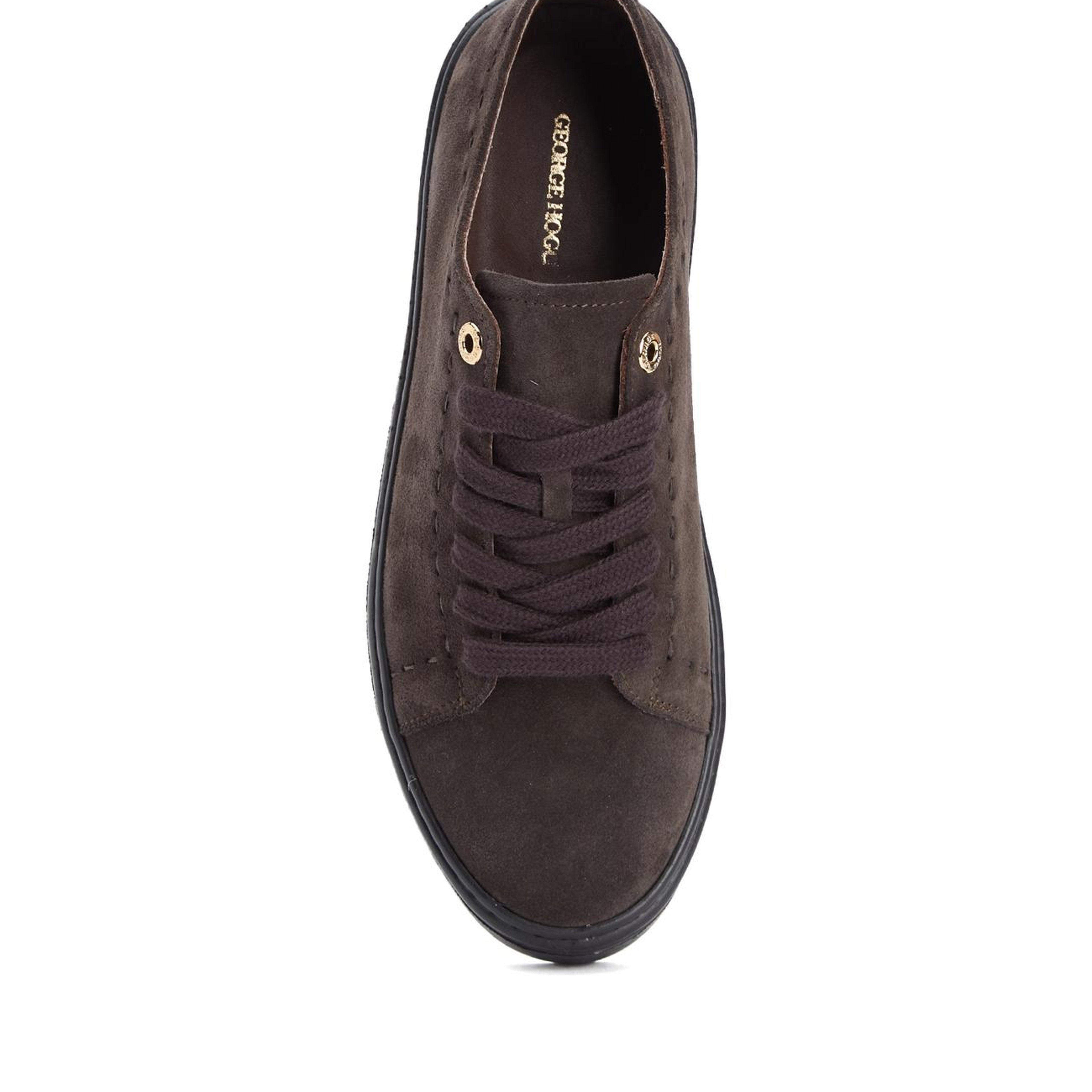 George Hogg Kadın Kahverengi Saraç Detaylı Süet Sneaker