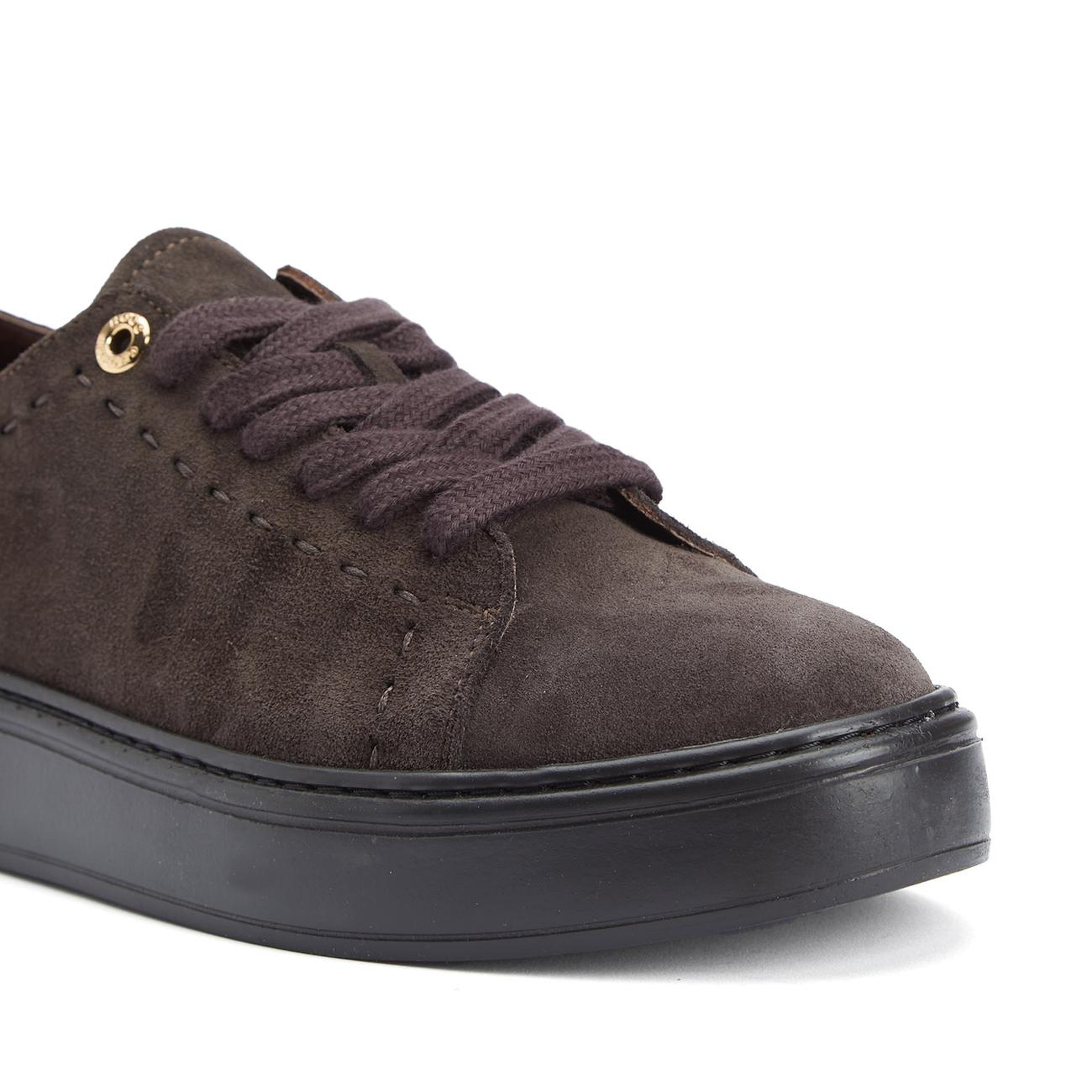 George Hogg Kadın Kahverengi Saraç Detaylı Süet Sneaker