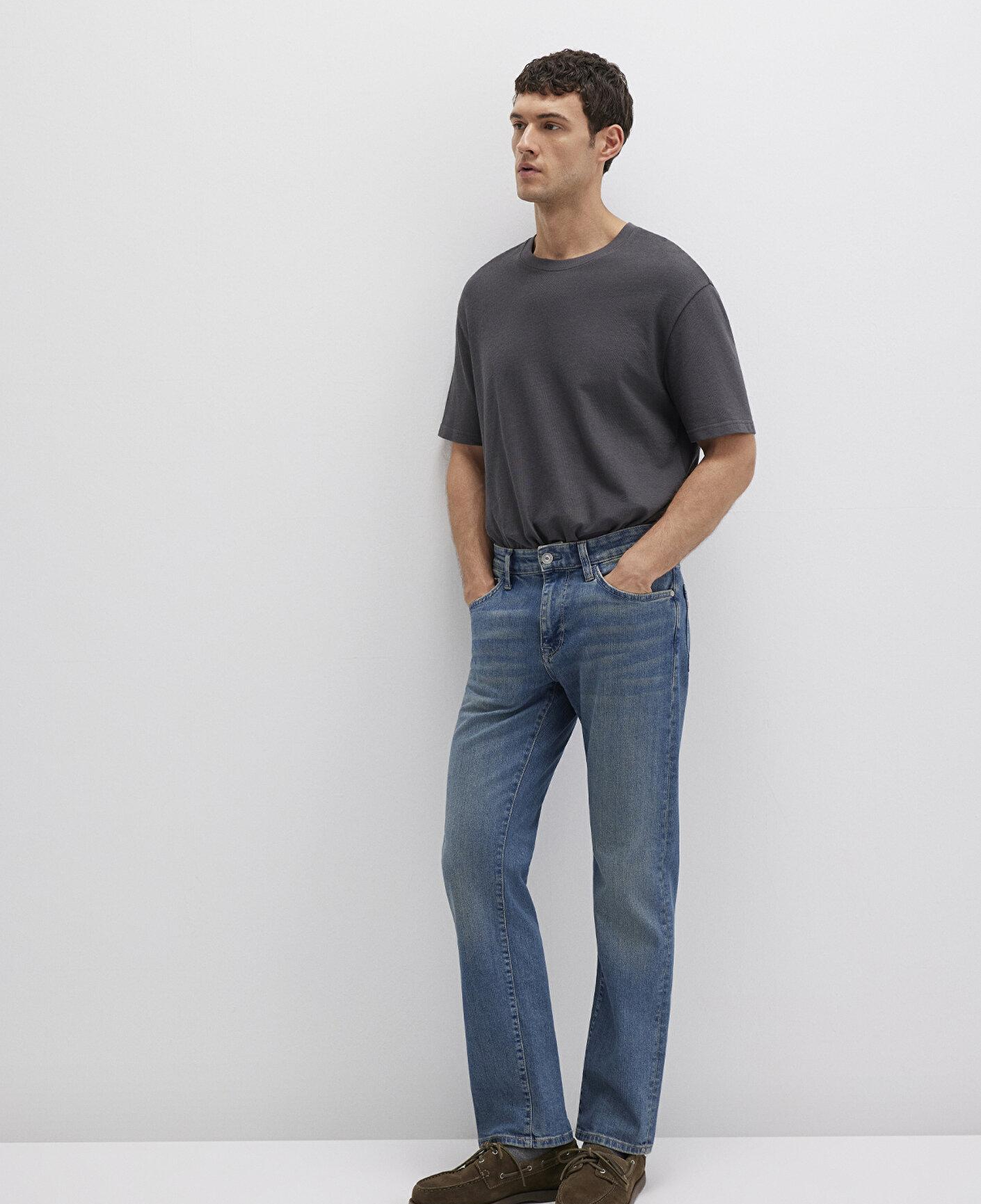 Mavi Hunter Mavi Premium Puslu Indigo Mavisi Jean Pantolon 0020233454