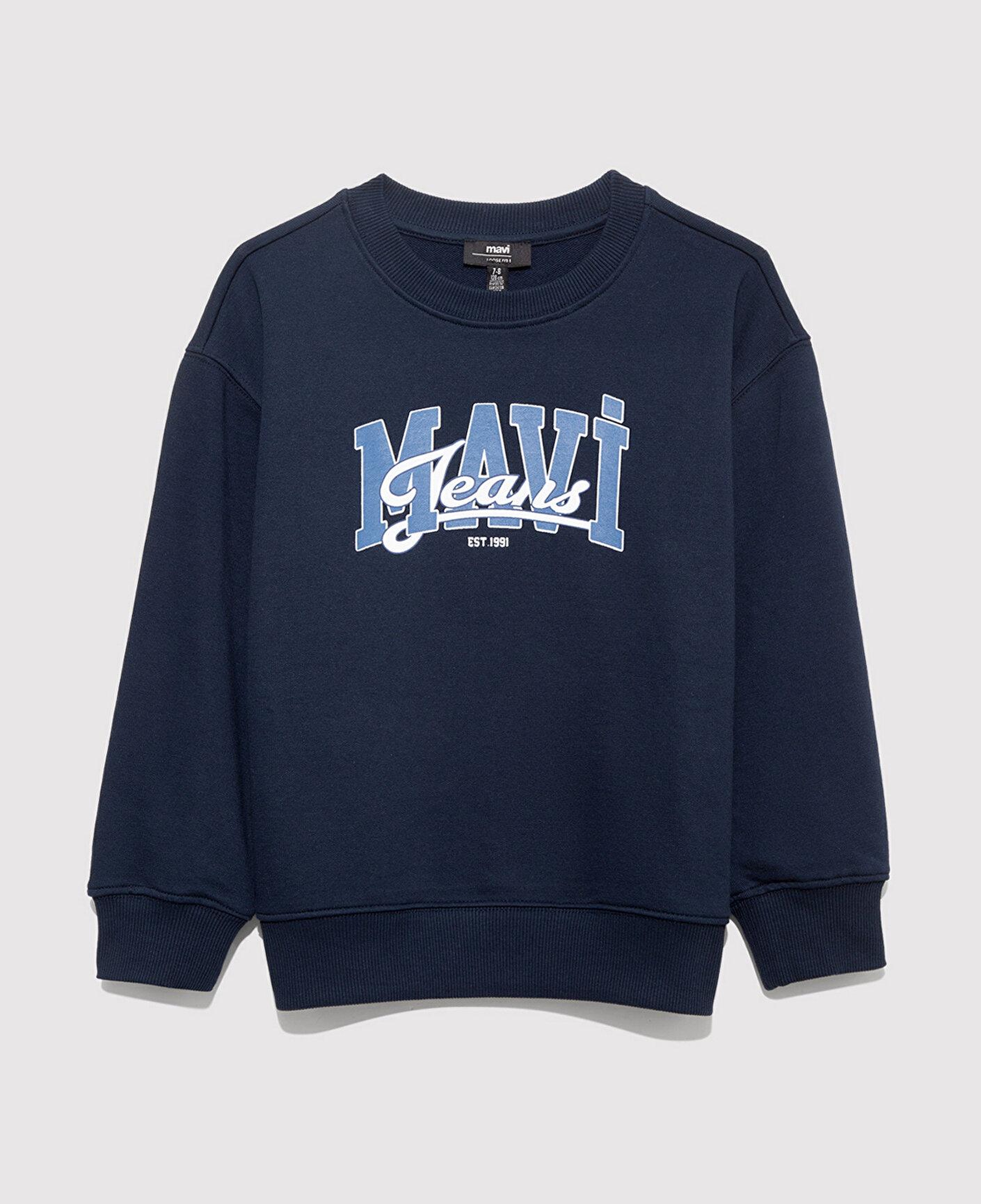 Mavi Mavi Jeans Baskılı Lacivert Sweatshirt 6S10136-70490