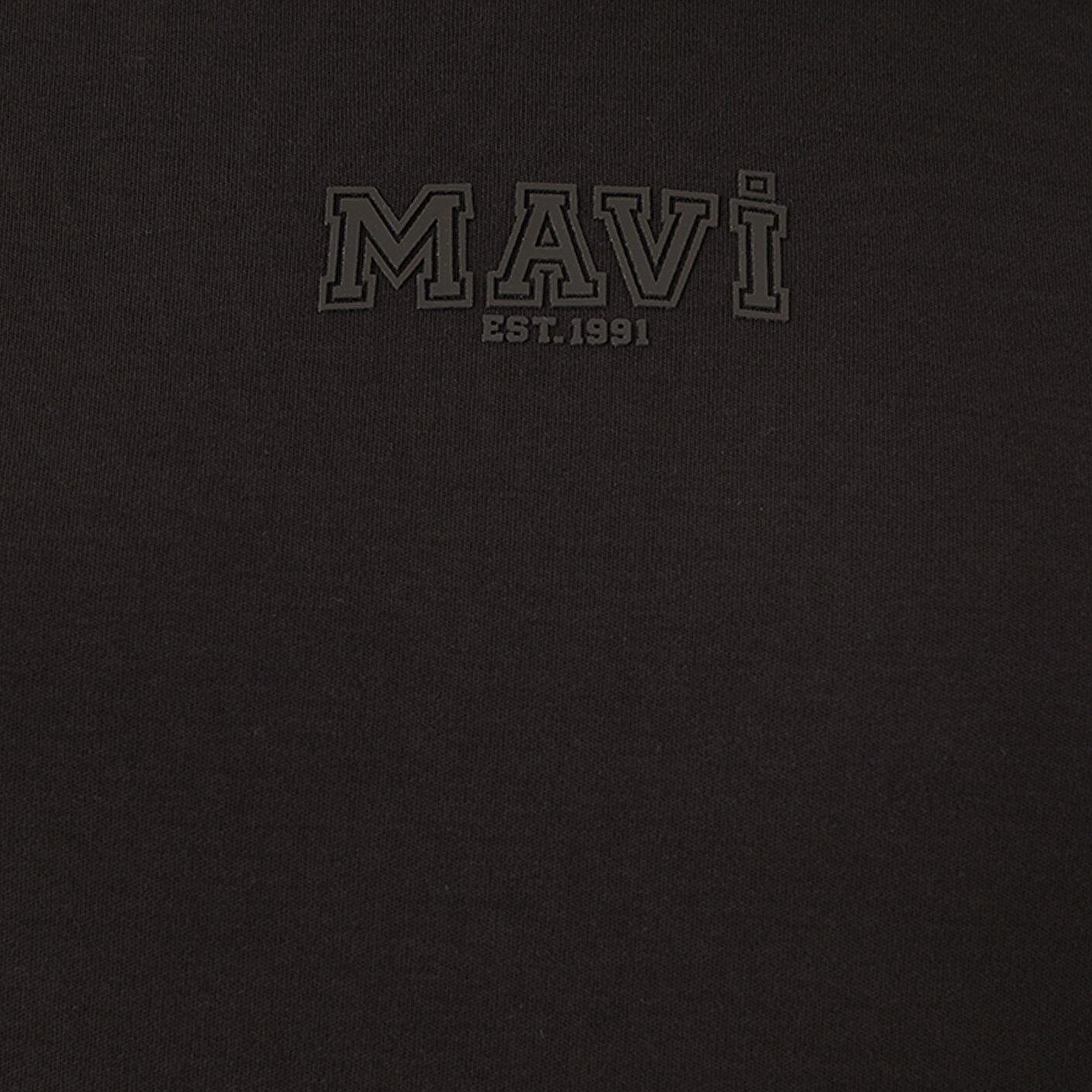 Mavi Mavi Logo Baskılı Kahverengi Tişört Semi Slim Fit / Yarı Dar Kesim 1614377-70240
