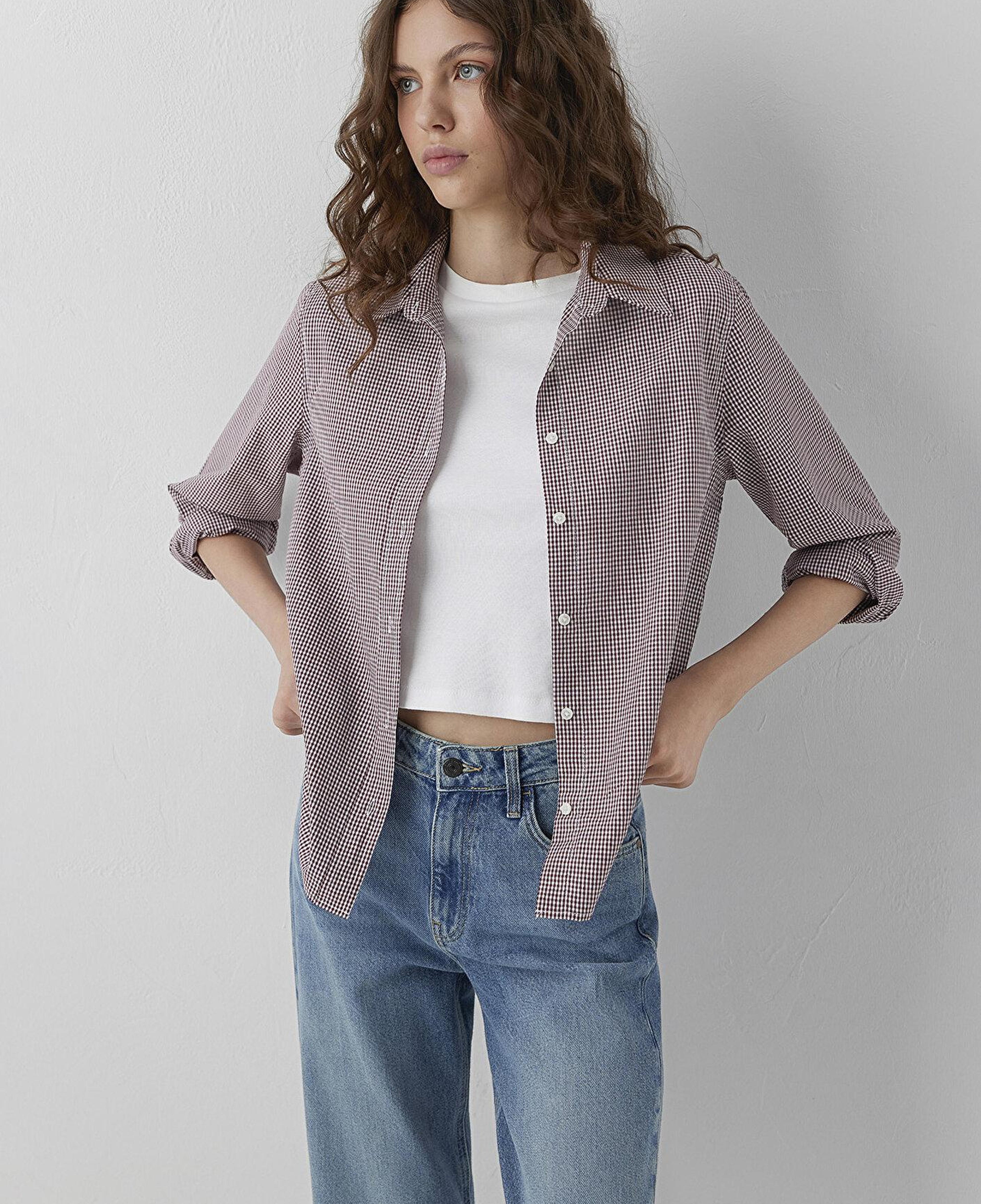 Mavi Kareli Gömlek Regular Fit / Normal Kesim 1211593-91717