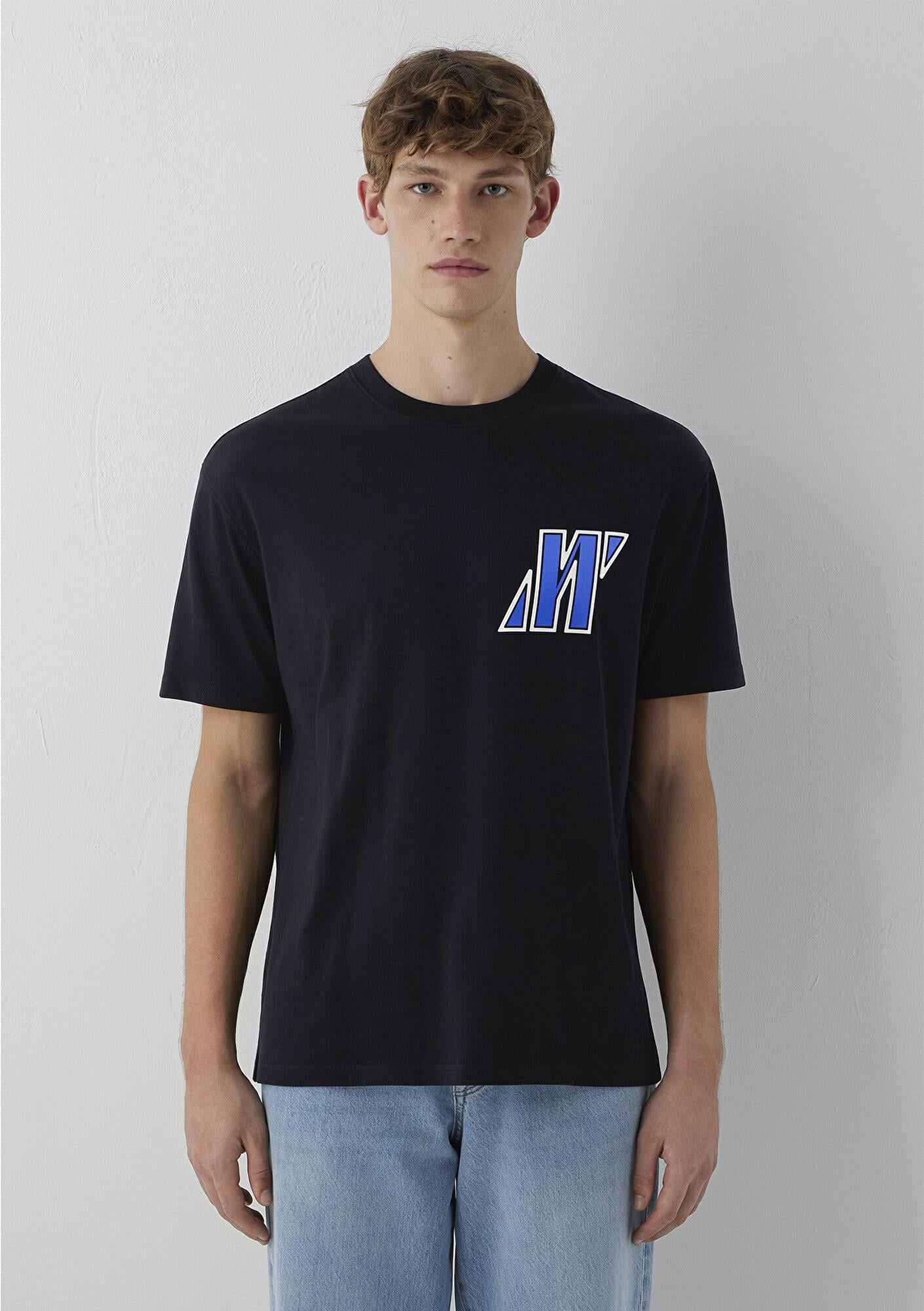 Mavi Mavi Pro Siyah Tişört Loose Fit / Bol Rahat Kesim 0620058-900