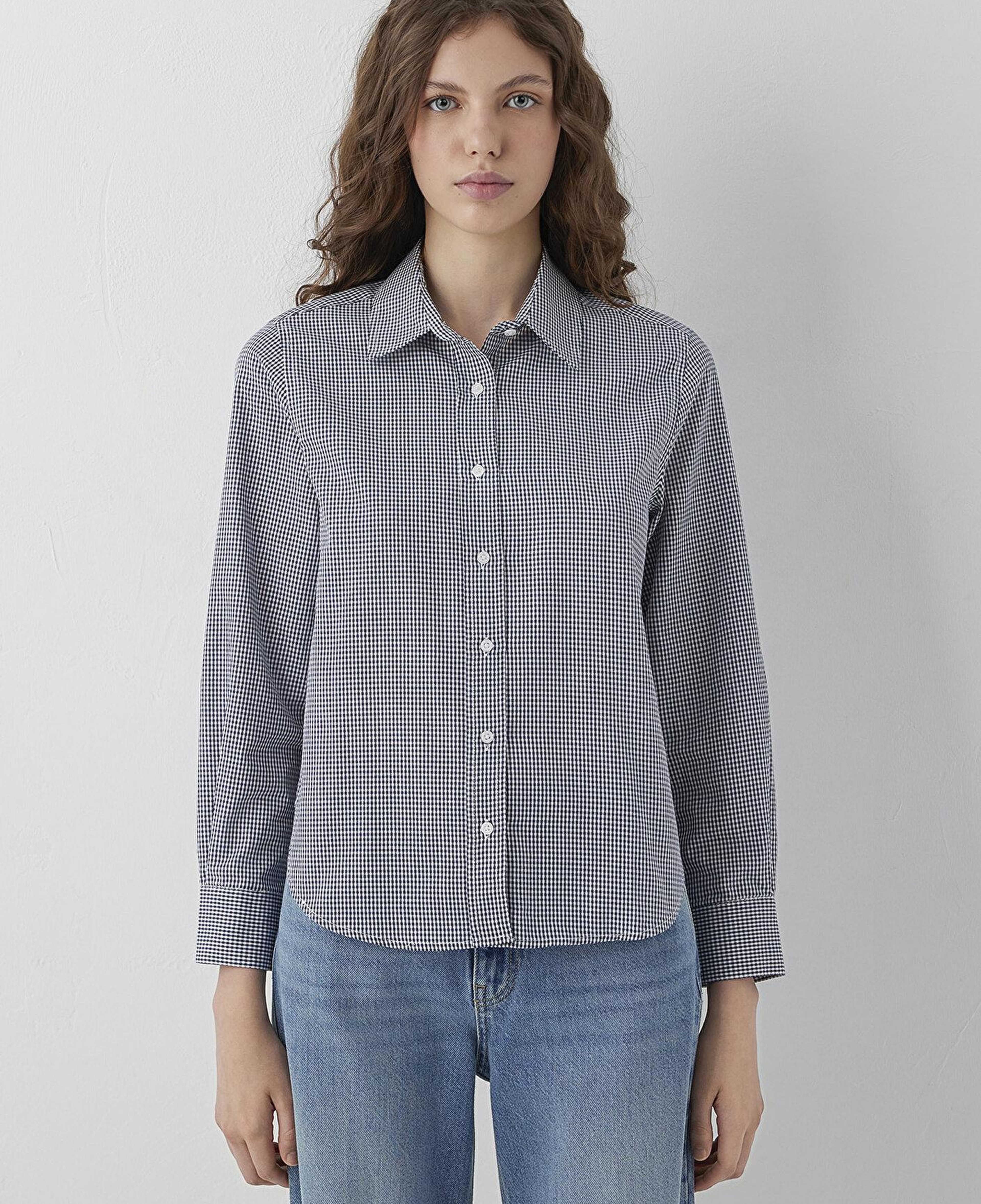 Mavi Kareli Gömlek Regular Fit / Normal Kesim 1211593-91716