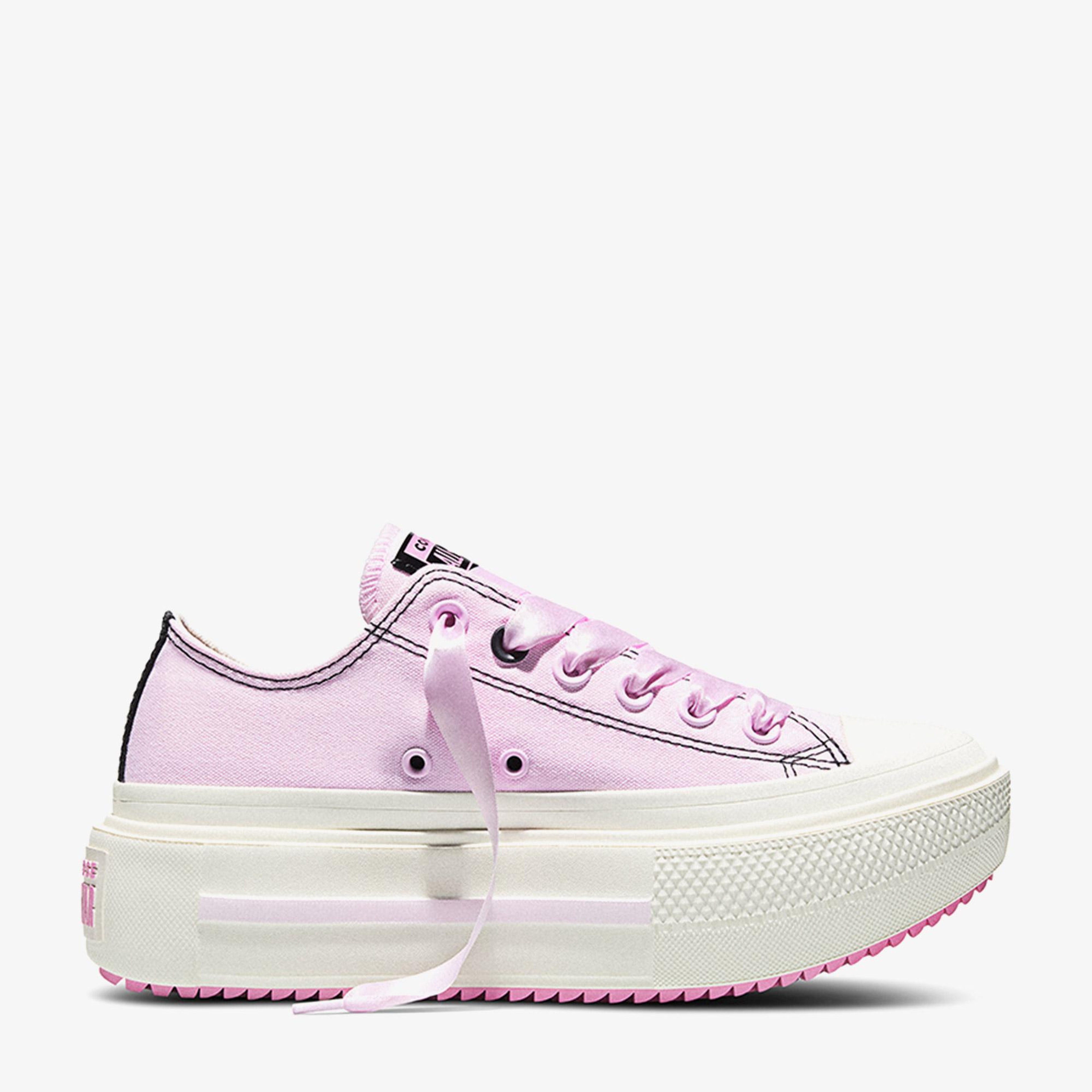 Converse Chuck Taylor All Star Lift Double Stack Unisex Pembe Sneaker