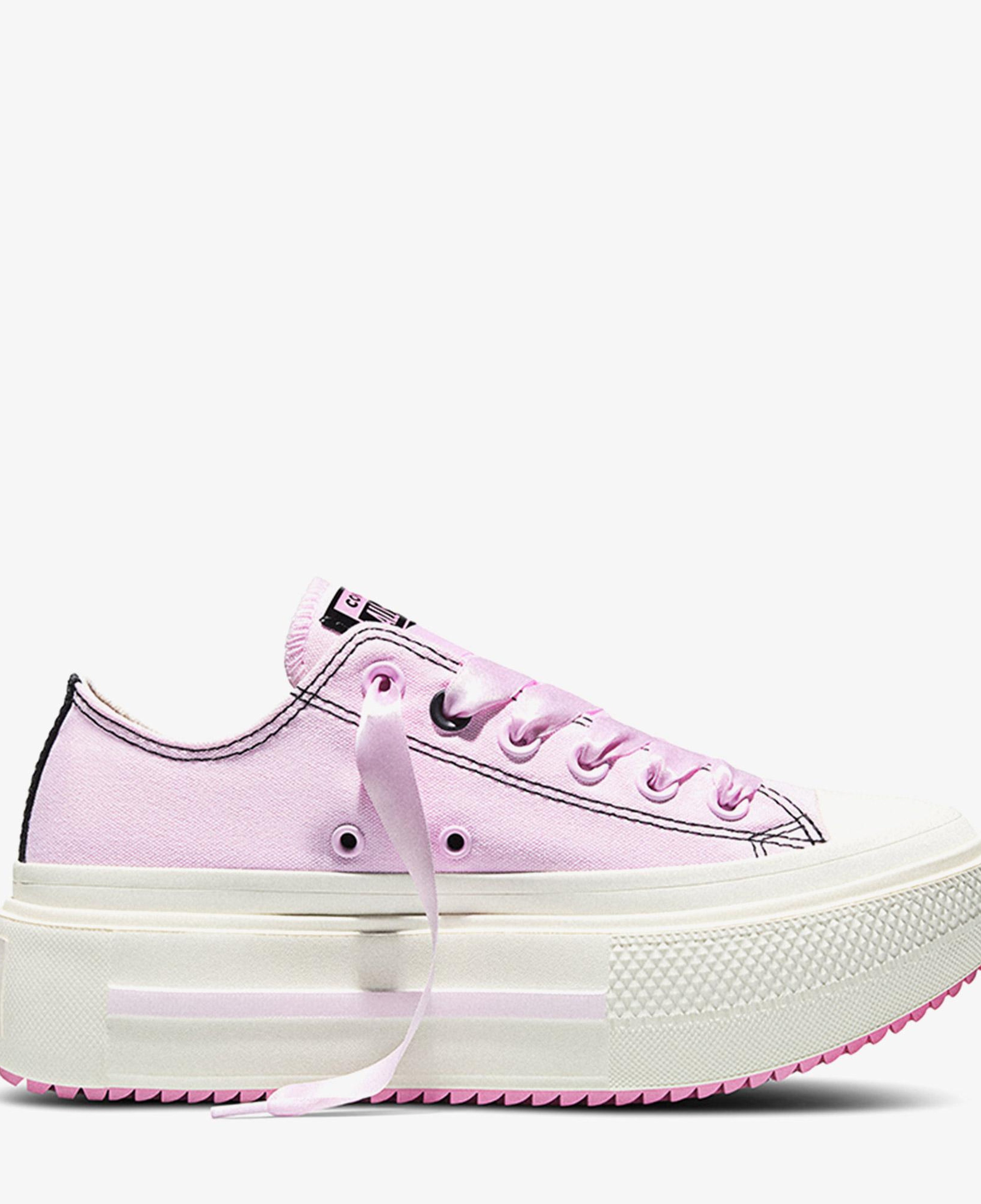Converse Chuck Taylor All Star Lift Double Stack Unisex Pembe Sneaker