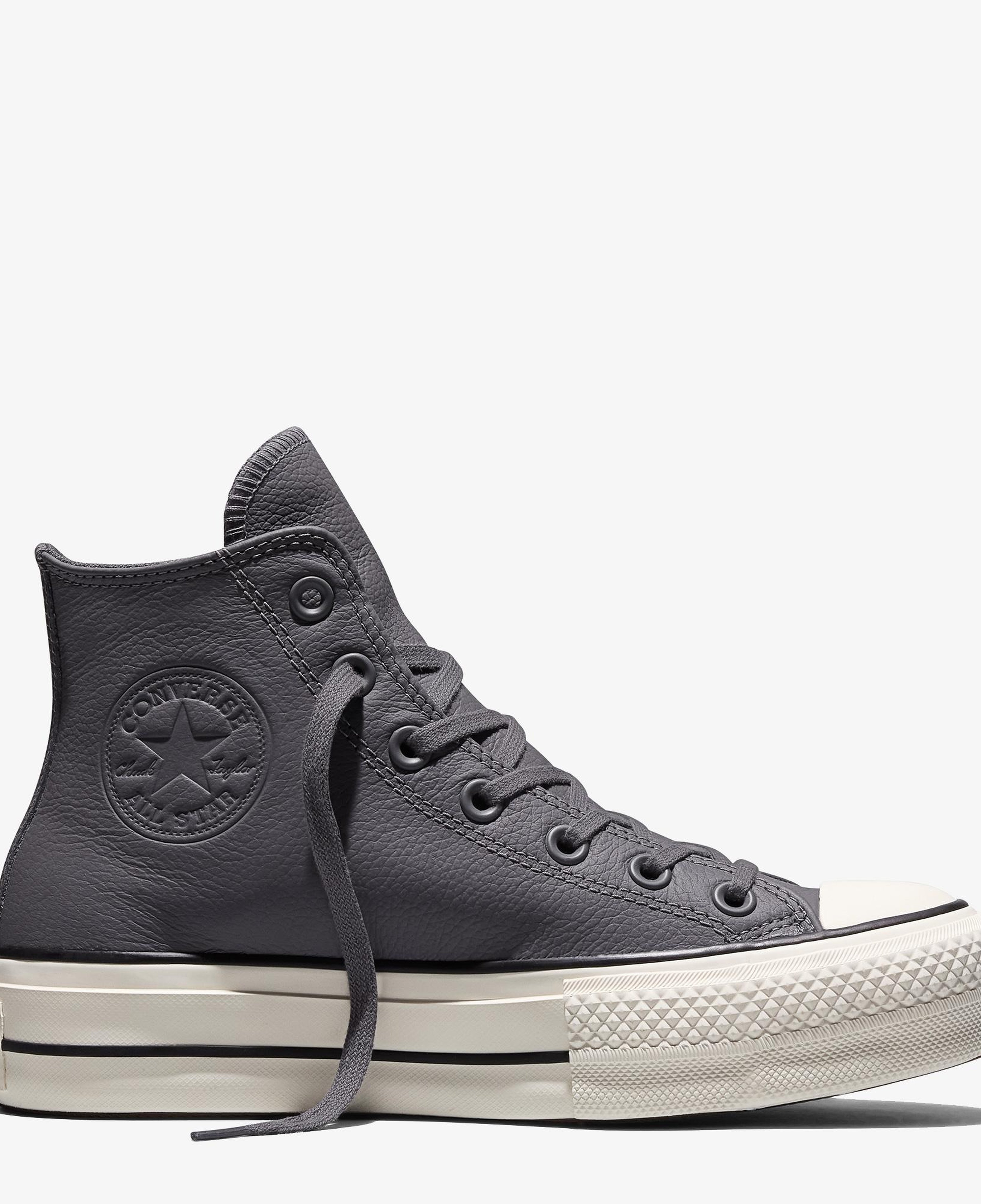 Converse Chuck Taylor All Star Lift Kadın Gri Deri Sneaker