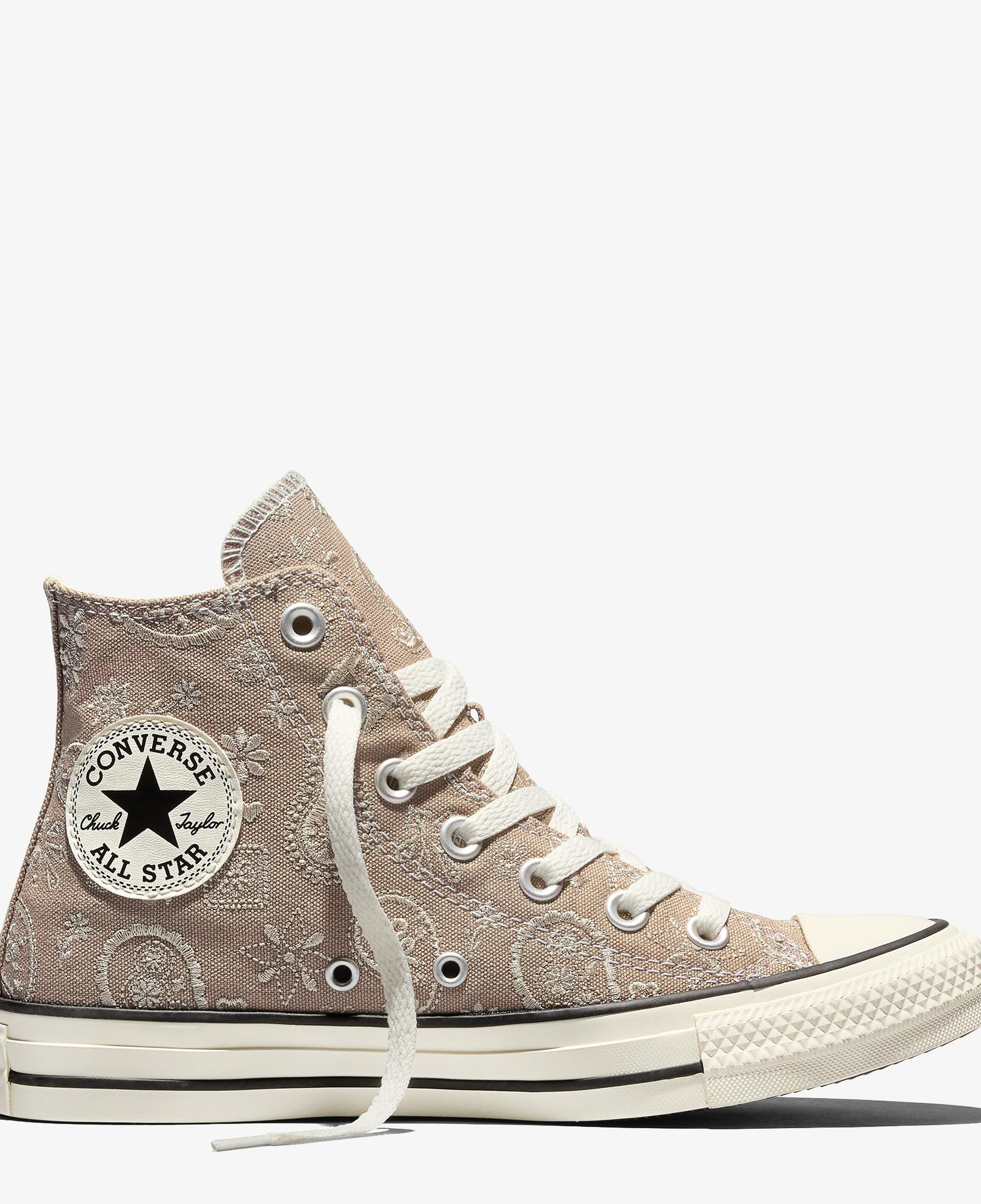 Converse Chuck Taylor All Star Desenli Unisex Kahverengi Sneaker