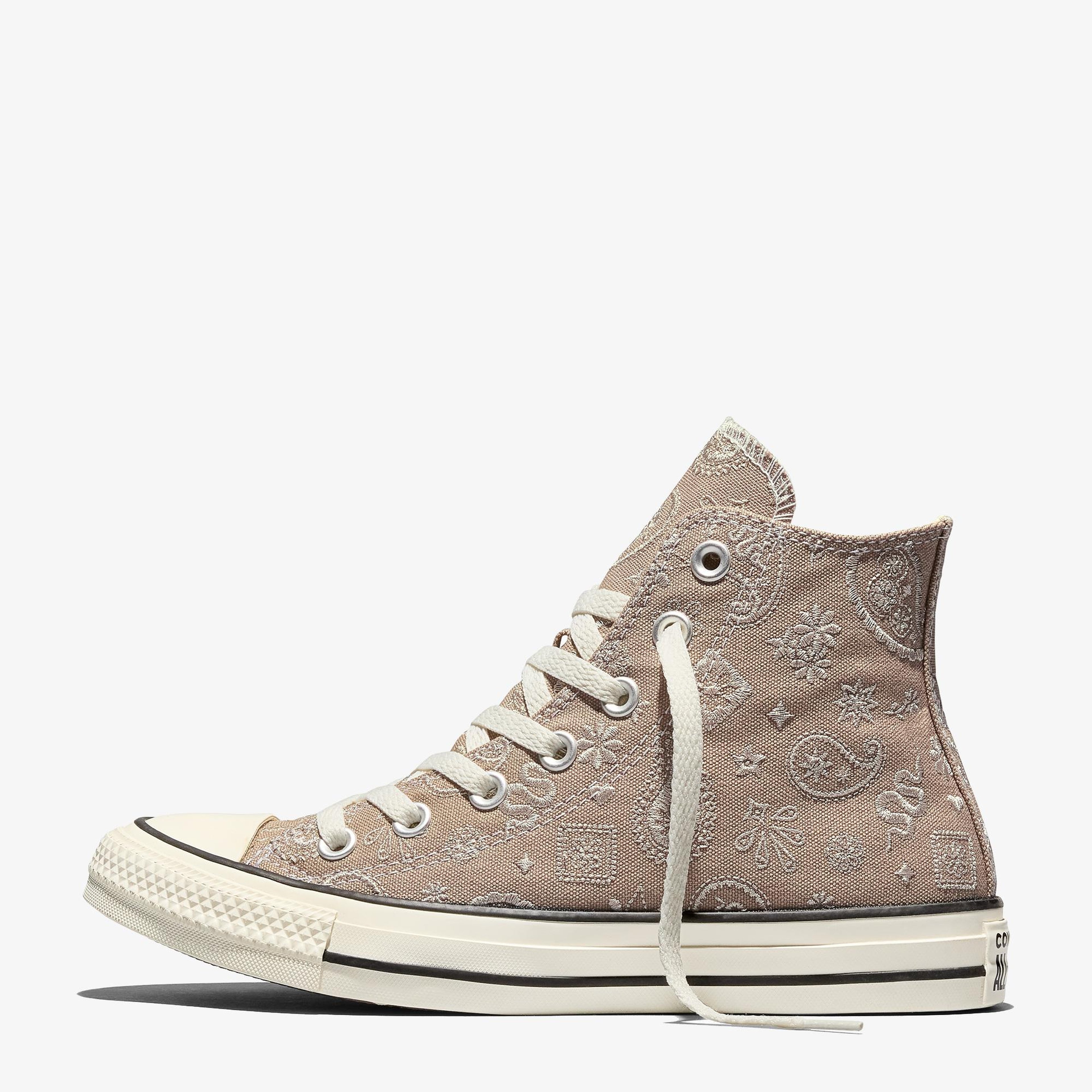 Converse Chuck Taylor All Star Desenli Unisex Kahverengi Sneaker