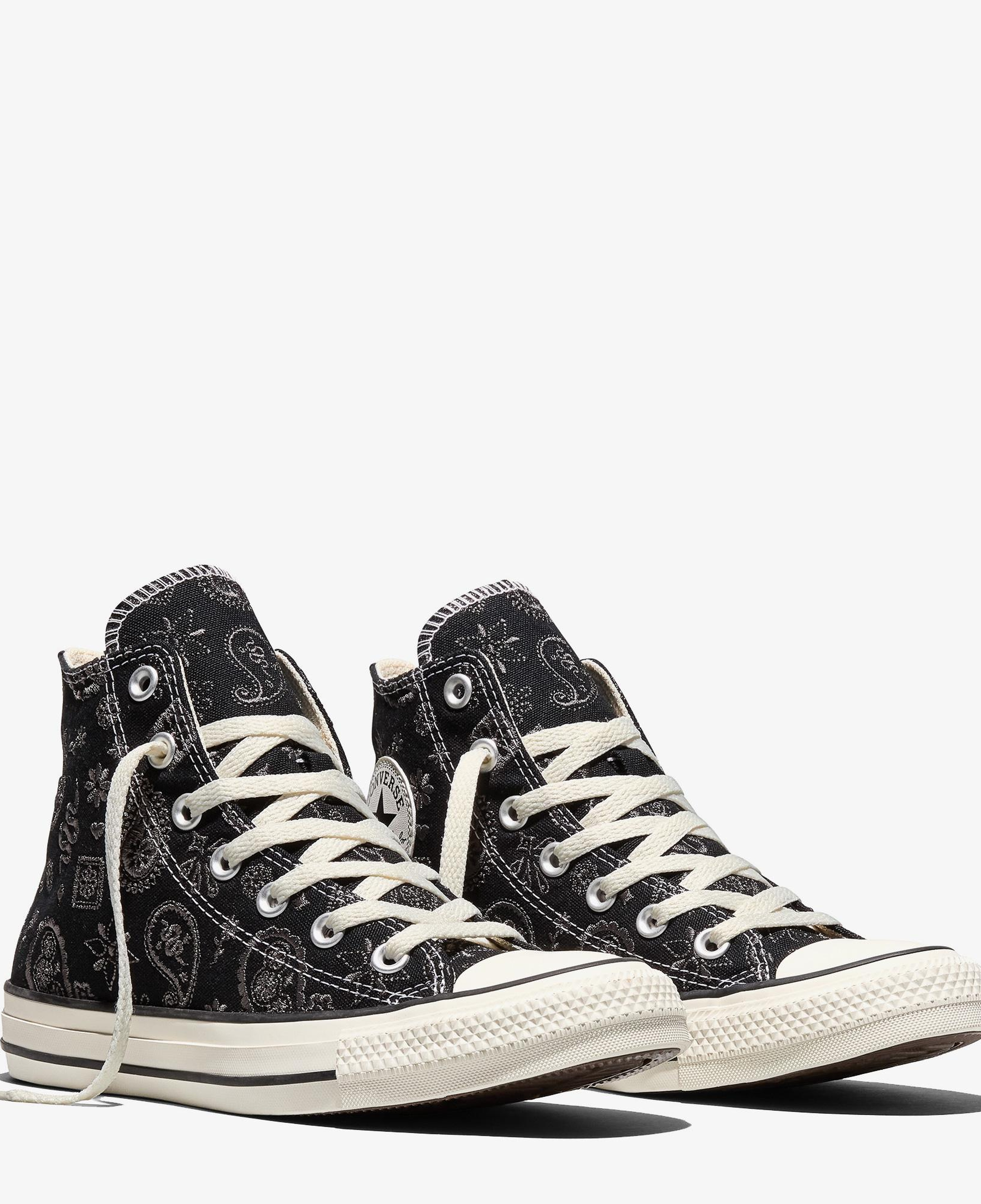 Converse Chuck Taylor All Star Desenli Unisex Siyah Sneaker