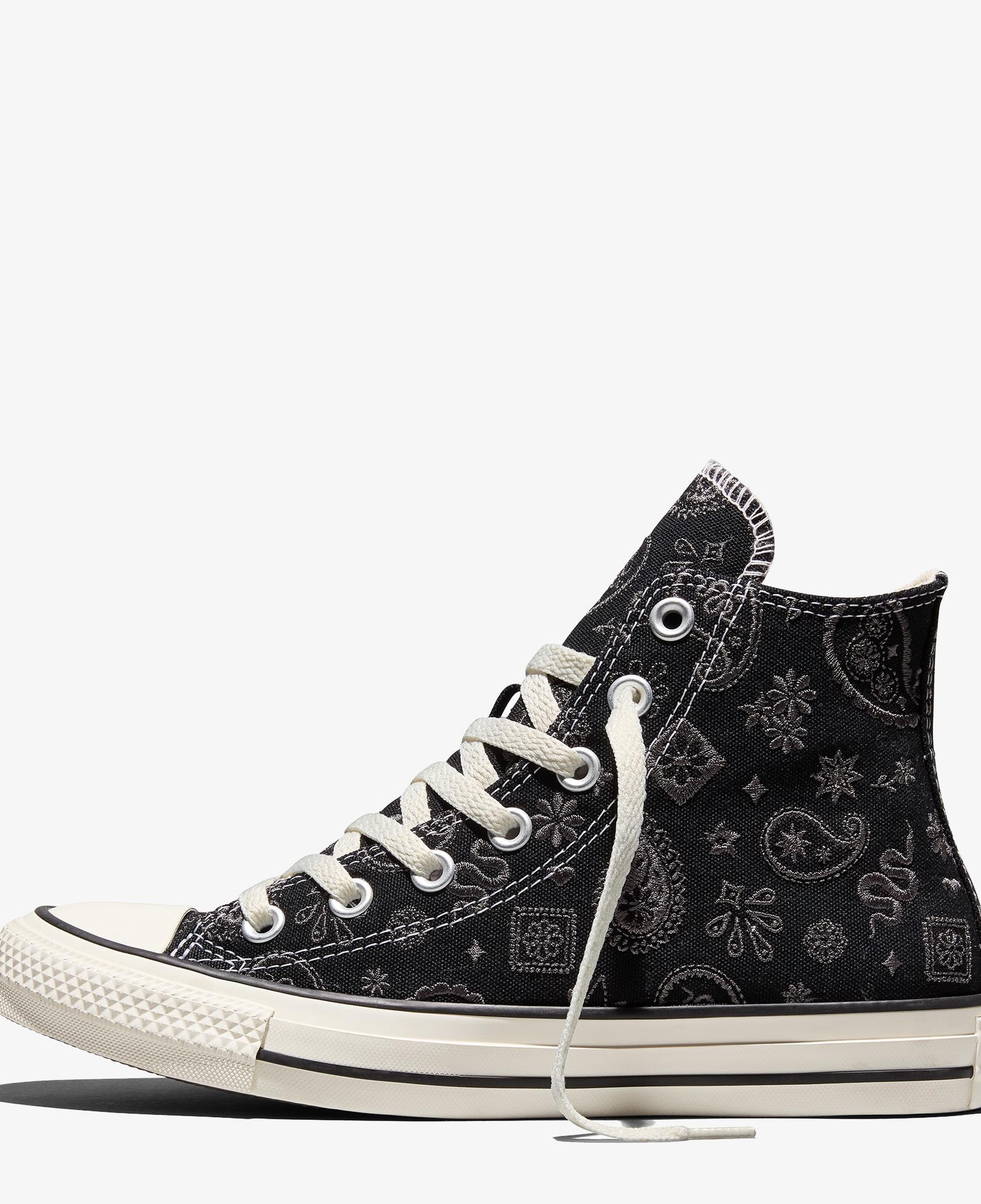 Converse Chuck Taylor All Star Desenli Unisex Siyah Sneaker