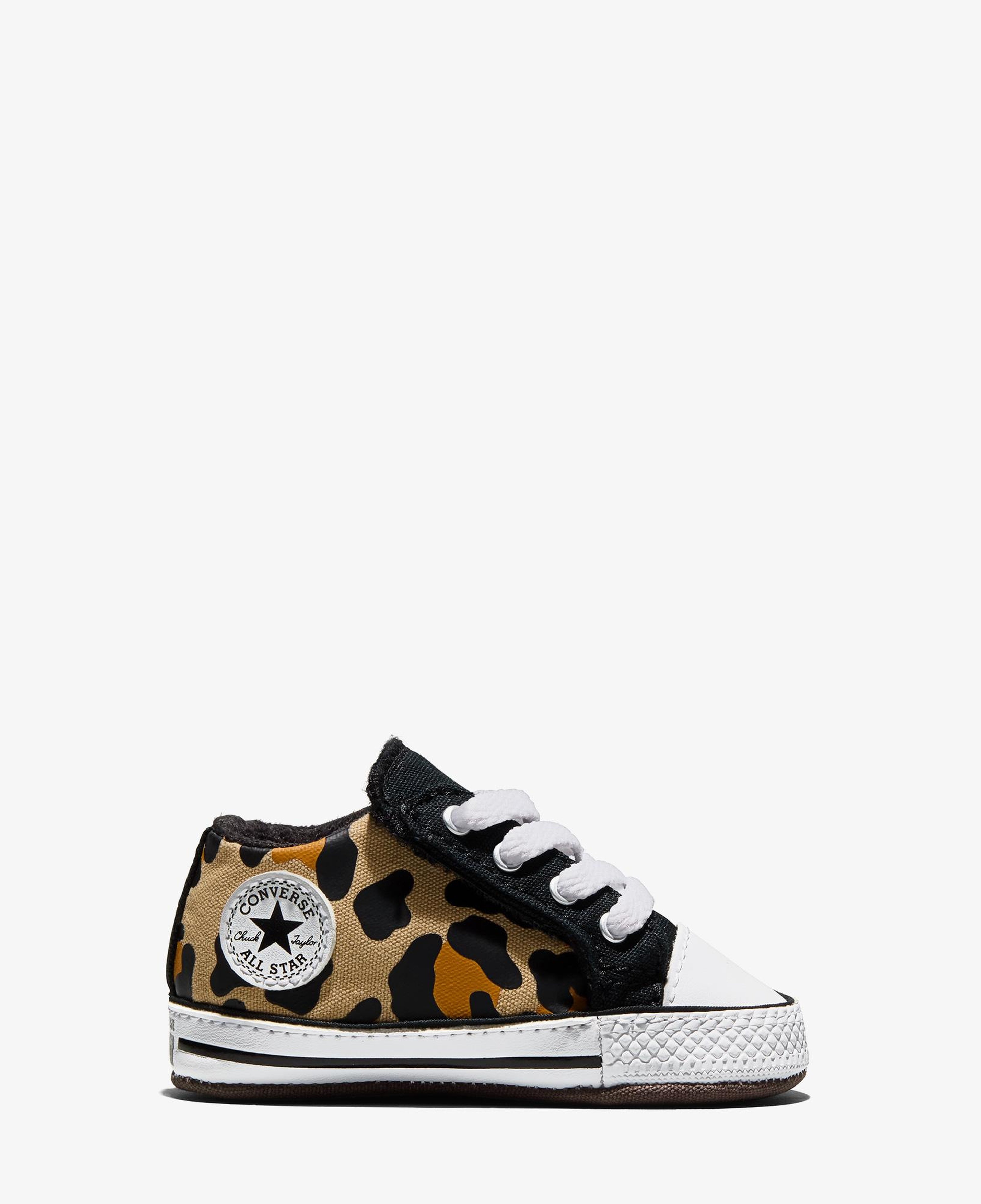 Converse Chuck Taylor All Star Leopar Desenli Bebek Siyah Sneaker
