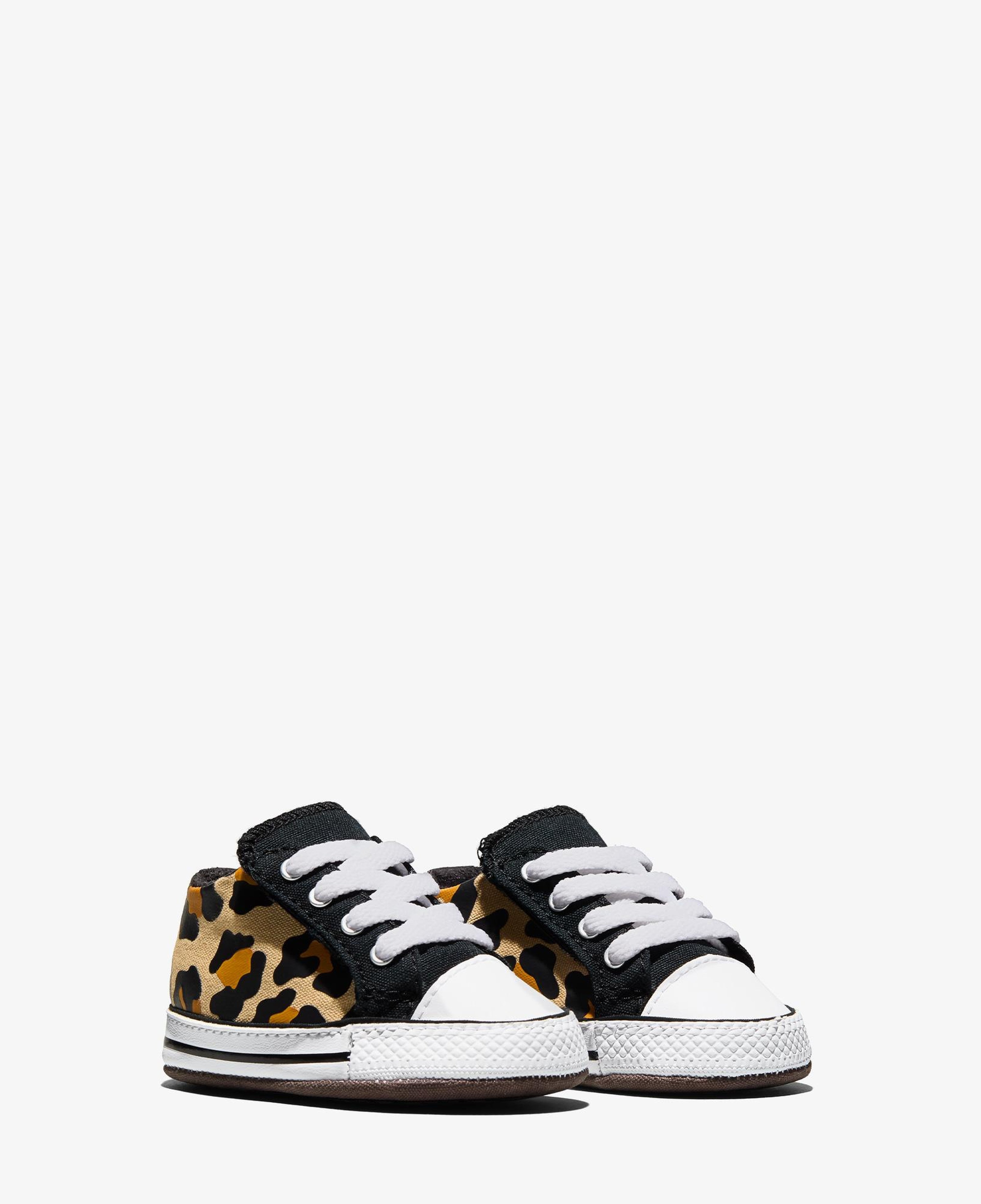Converse Chuck Taylor All Star Leopar Desenli Bebek Siyah Sneaker