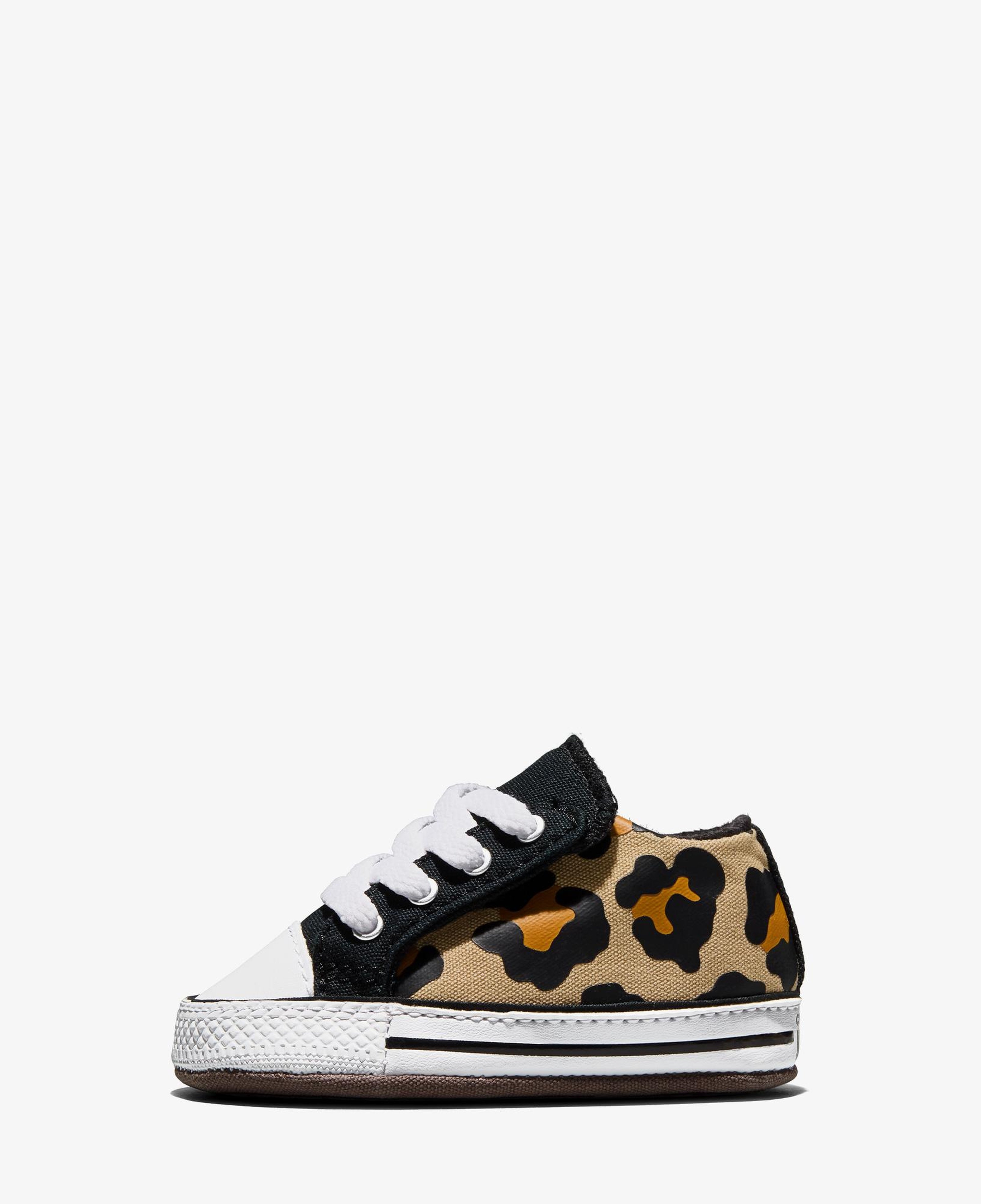Converse Chuck Taylor All Star Leopar Desenli Bebek Siyah Sneaker
