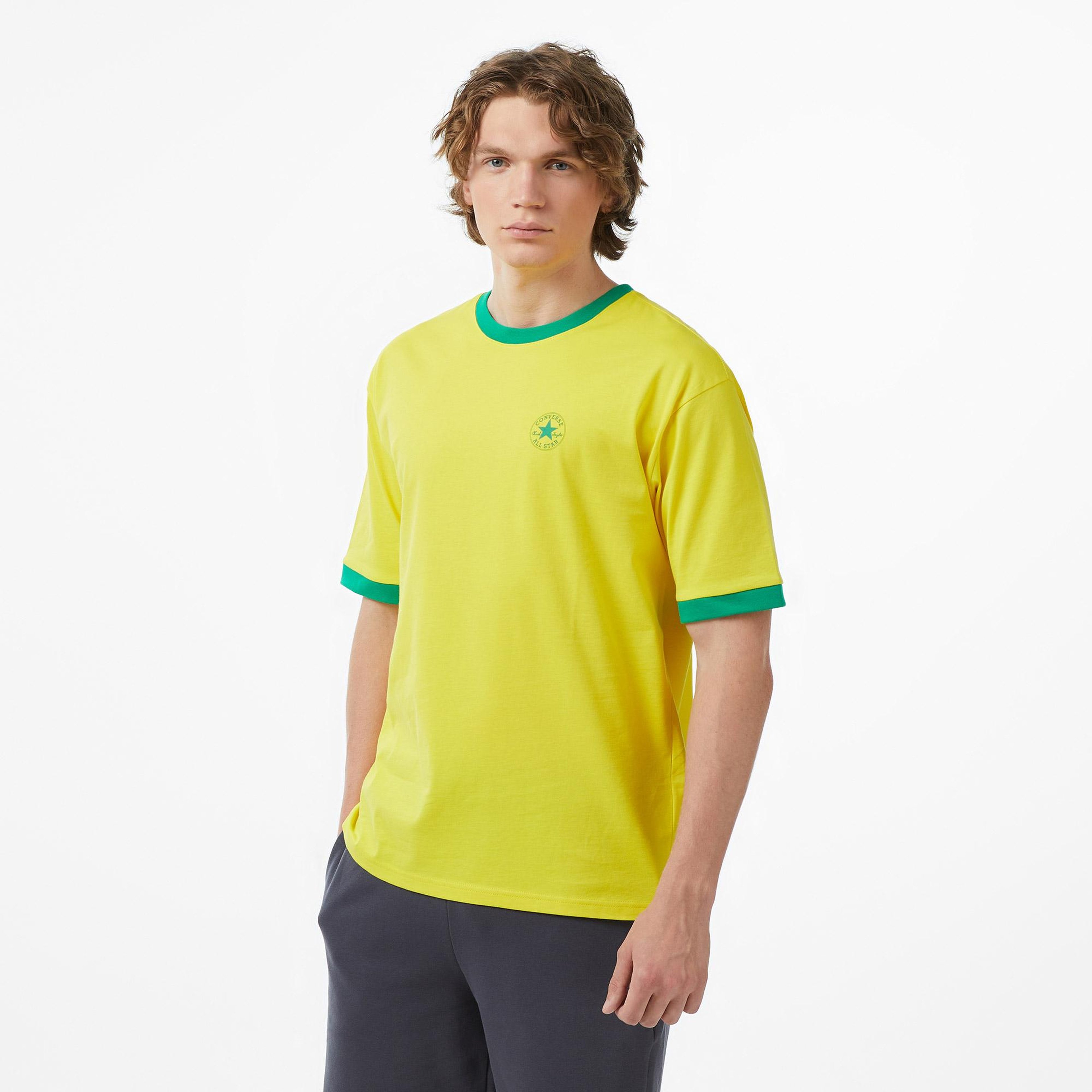 Converse Erkek Sarı T-Shirt