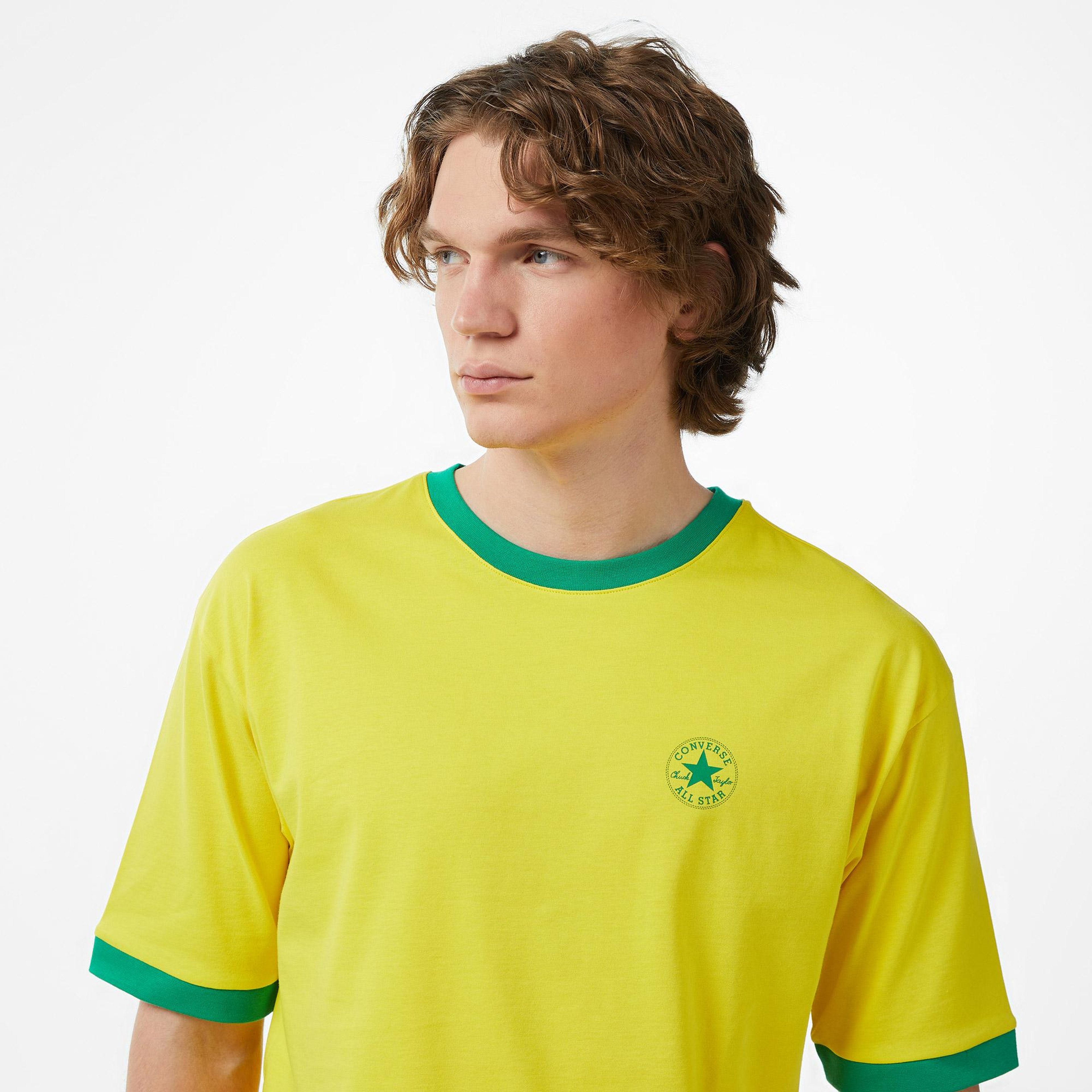 Converse Erkek Sarı T-Shirt