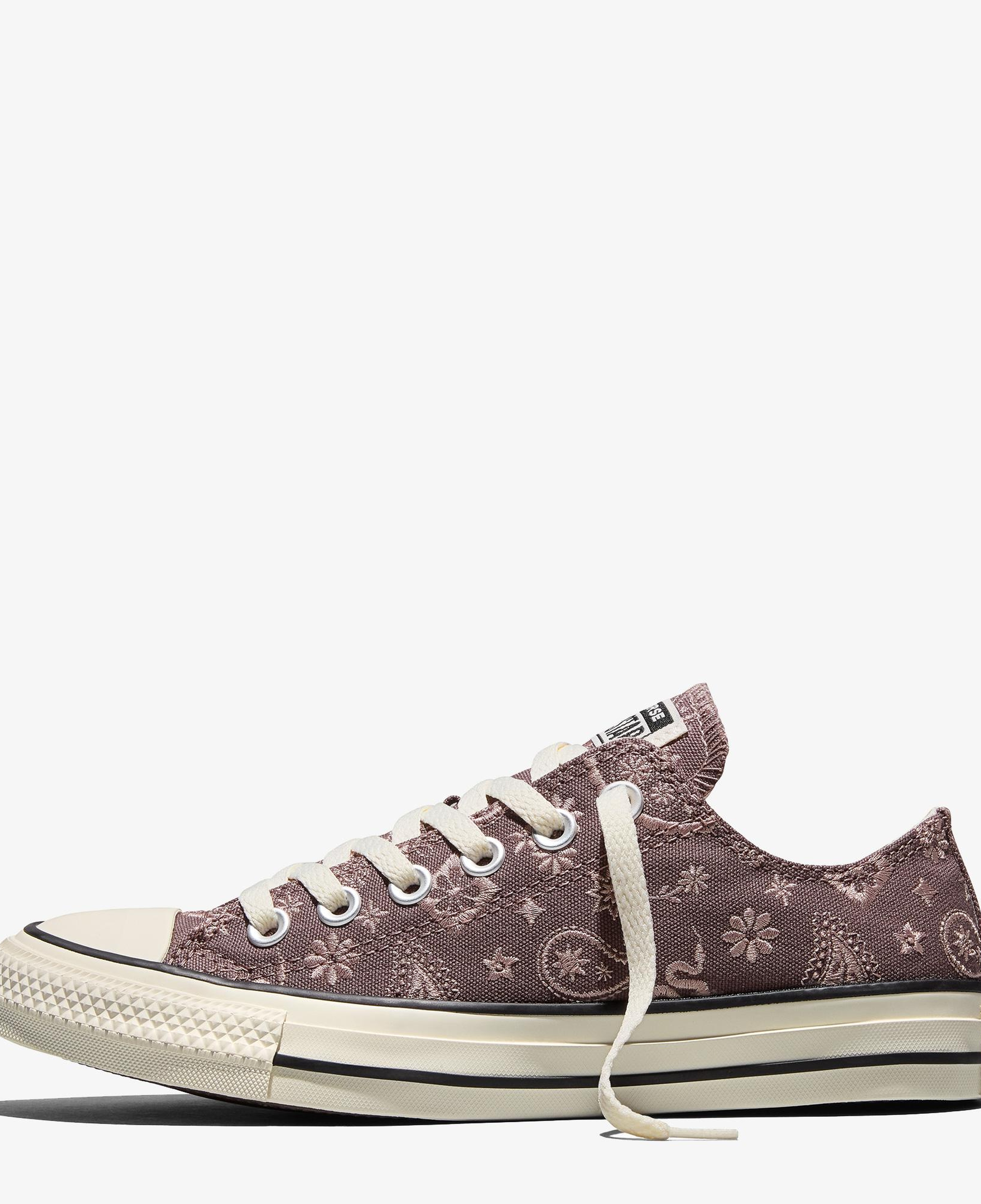 Converse Chuck Taylor All Star Desenli Unisex Kahverengi Sneaker
