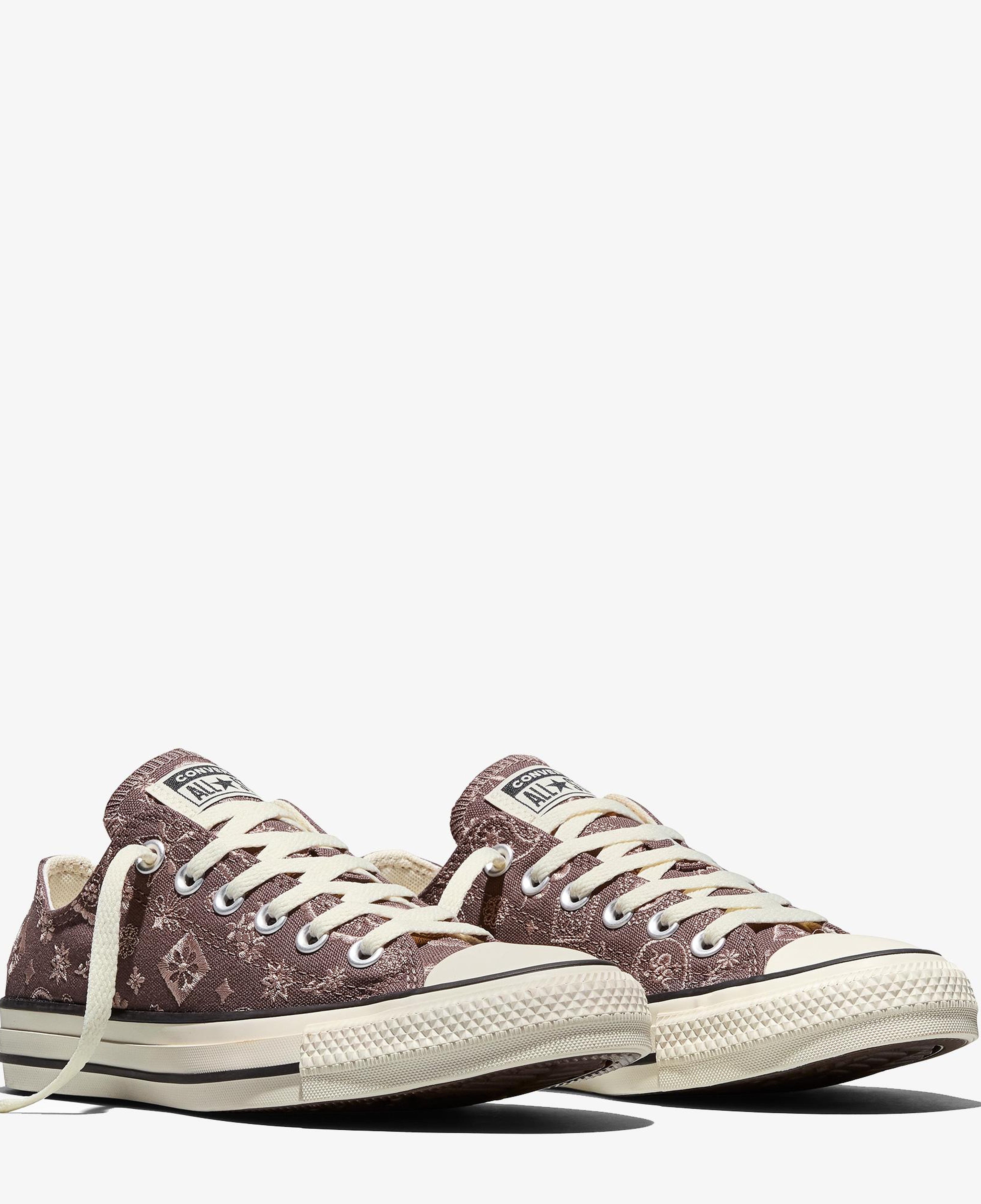 Converse Chuck Taylor All Star Desenli Unisex Kahverengi Sneaker