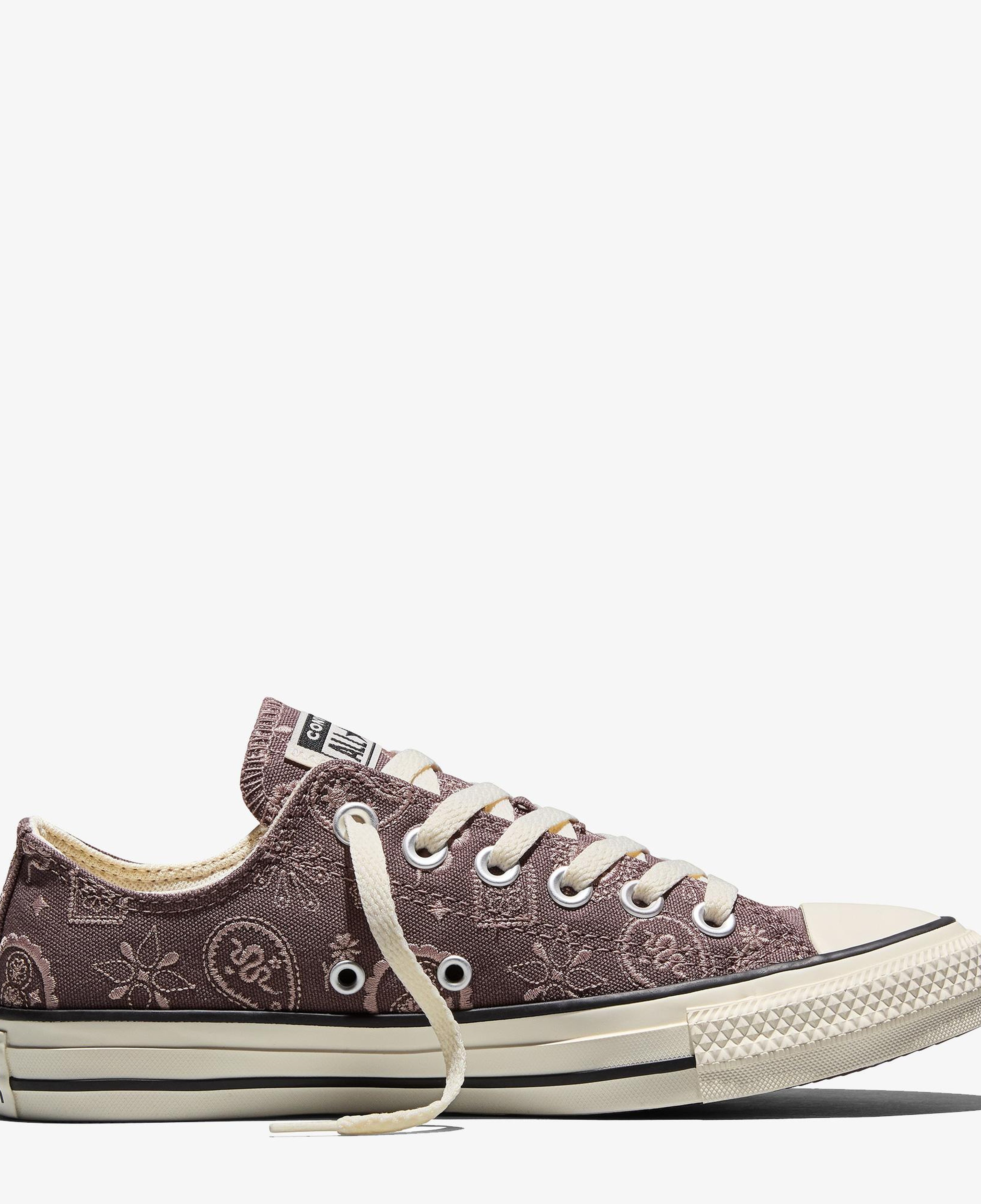 Converse Chuck Taylor All Star Desenli Unisex Kahverengi Sneaker