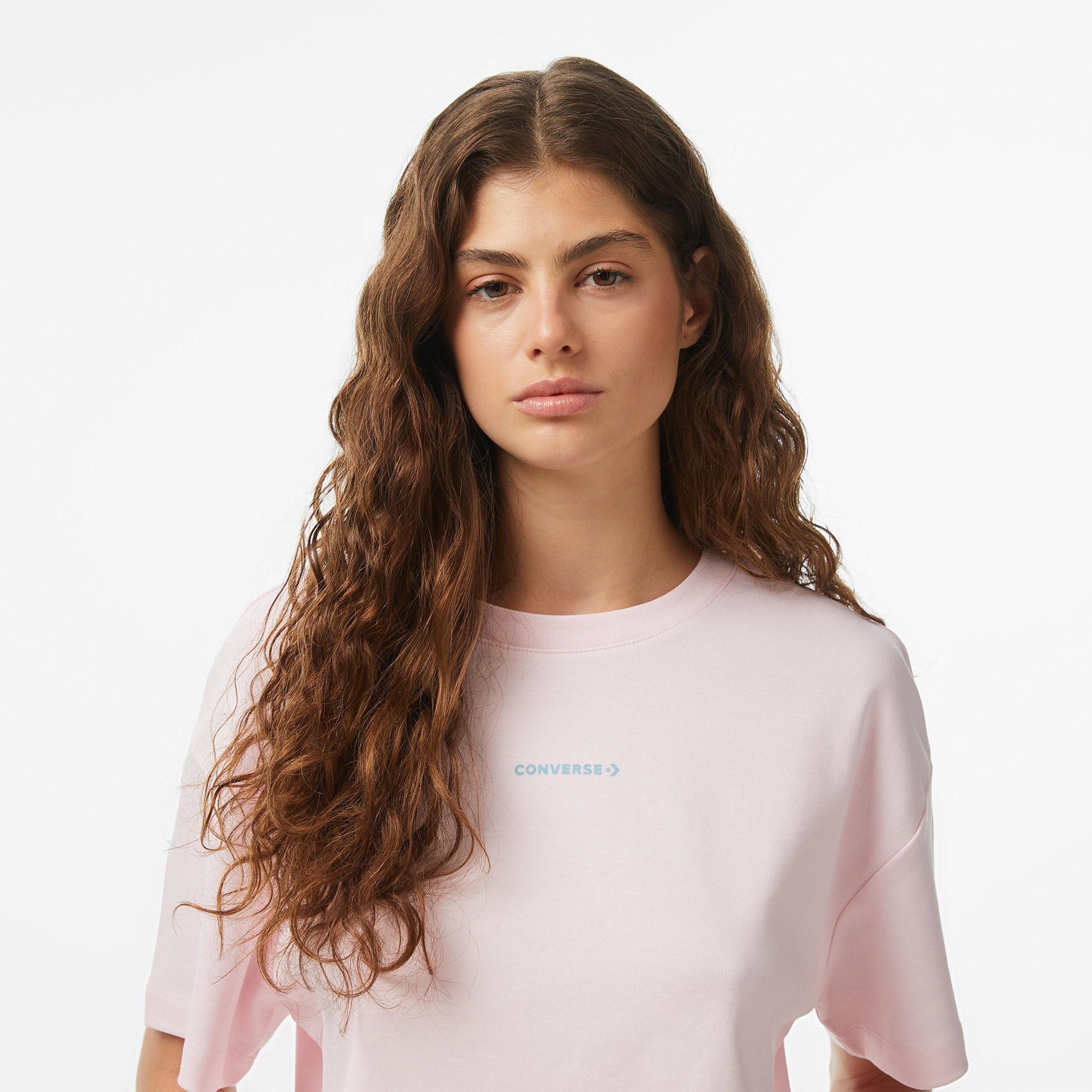 Converse Kadın Pembe T-Shirt