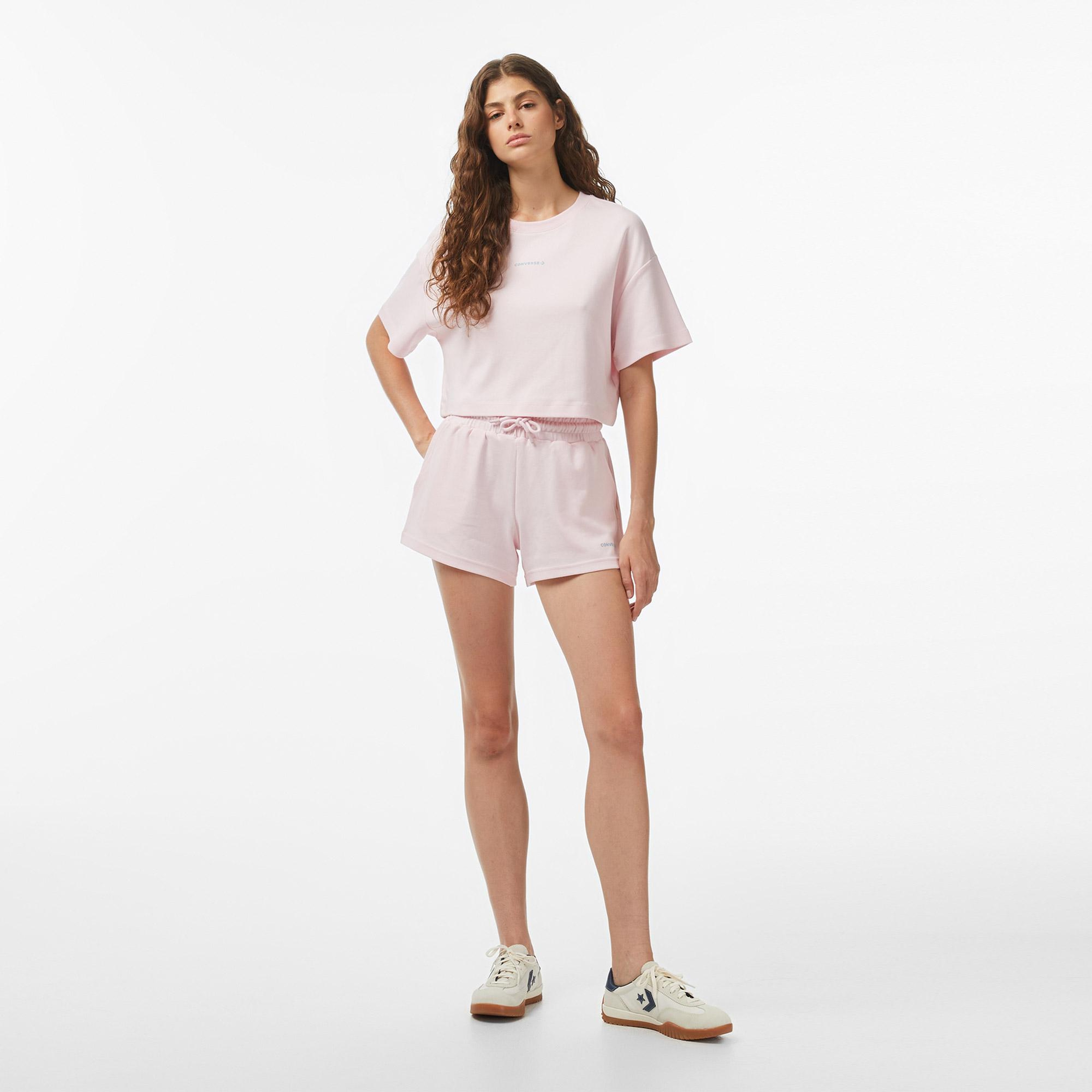 Converse Kadın Pembe T-Shirt