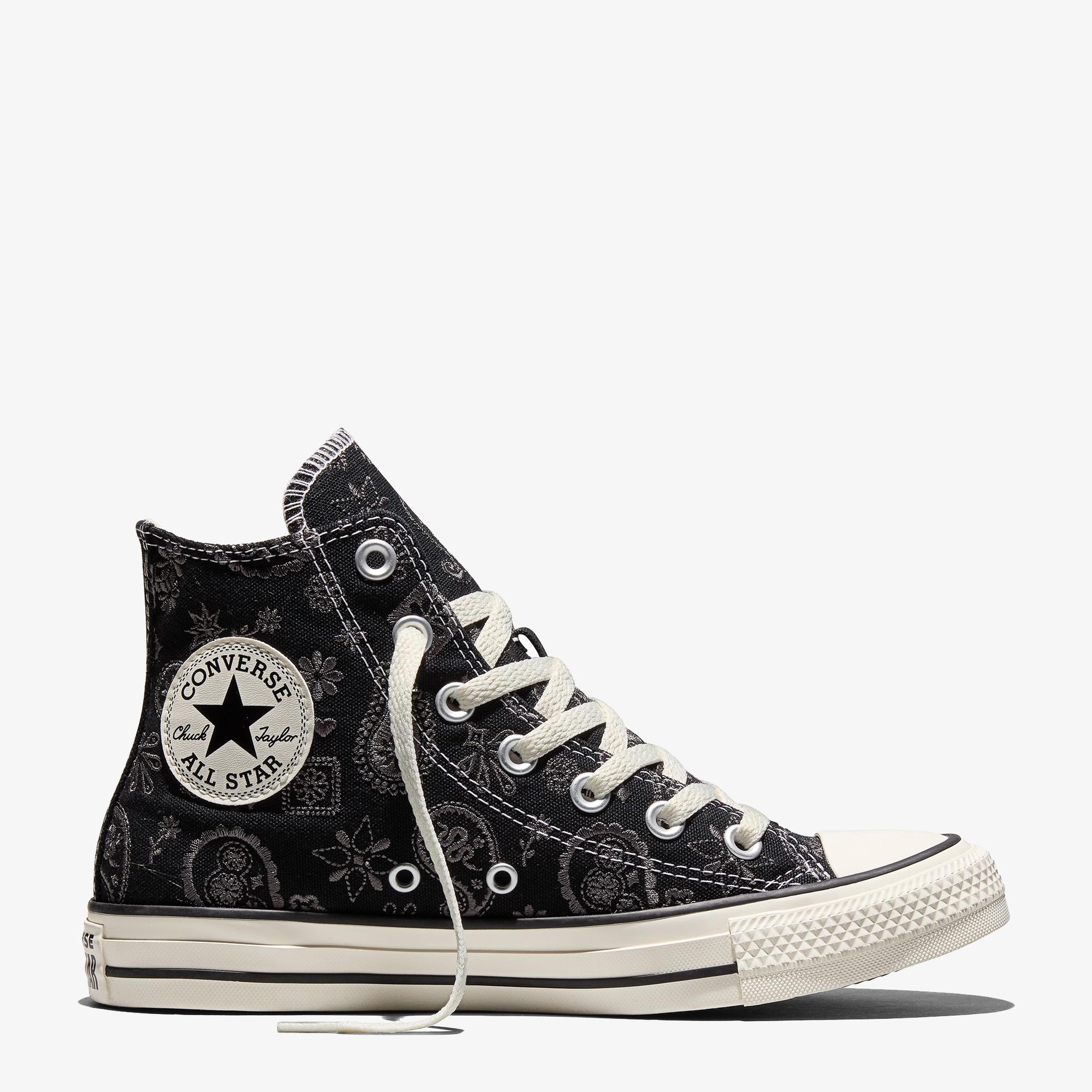 Converse Chuck Taylor All Star Desenli Unisex Siyah Sneaker