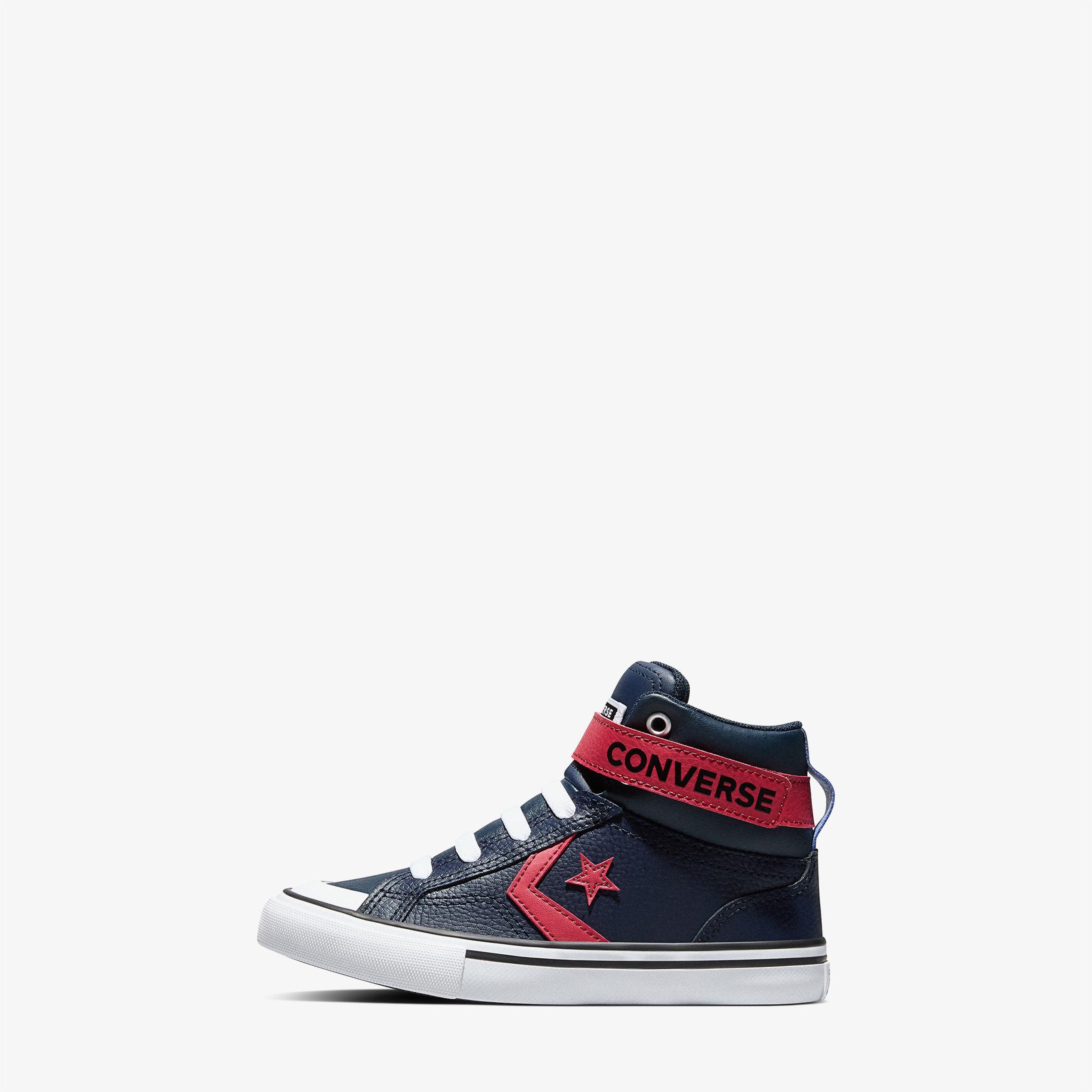 Converse Pro Blaze Strap Easy On Çocuk Lacivert Deri Bot