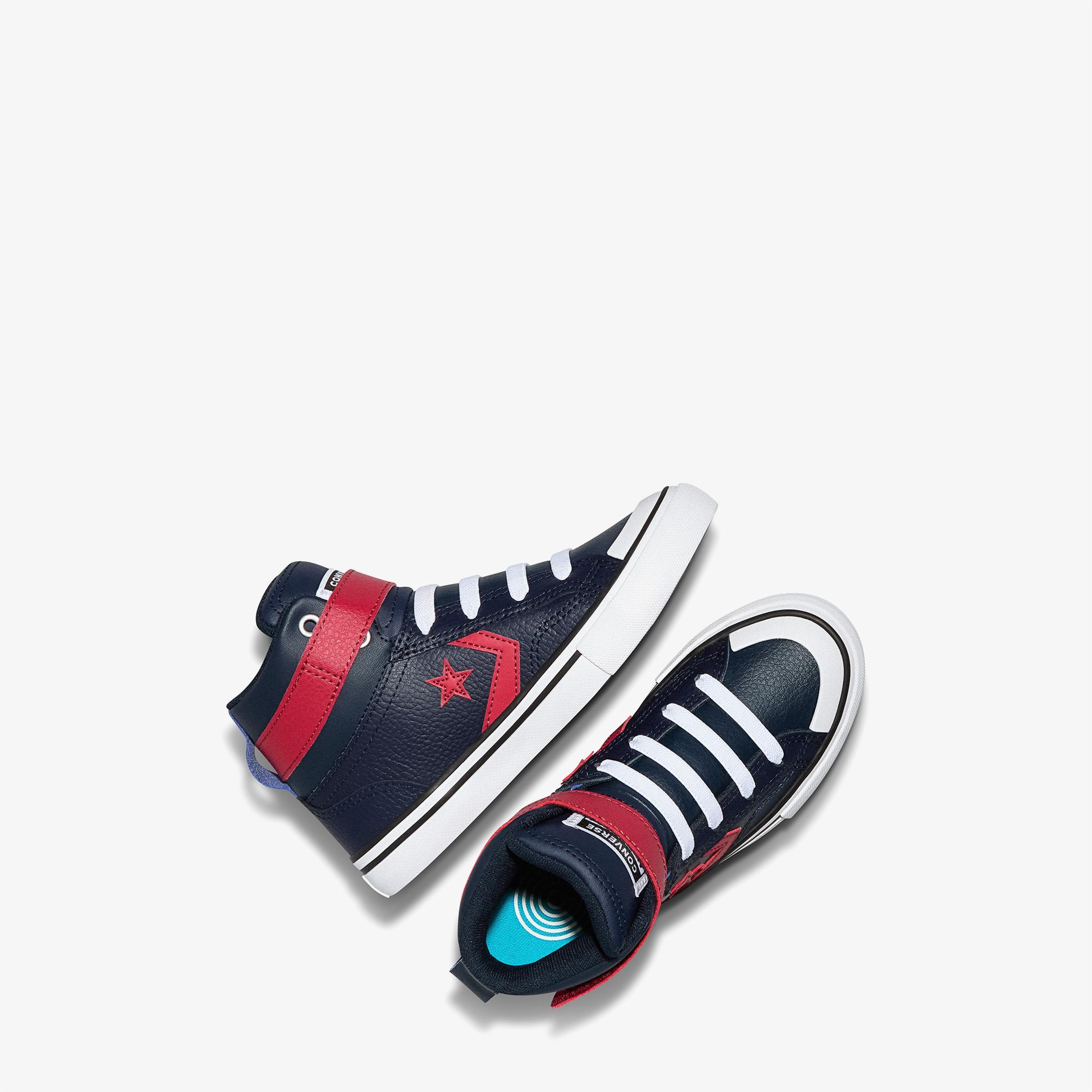 Converse Pro Blaze Strap Easy On Çocuk Lacivert Deri Bot