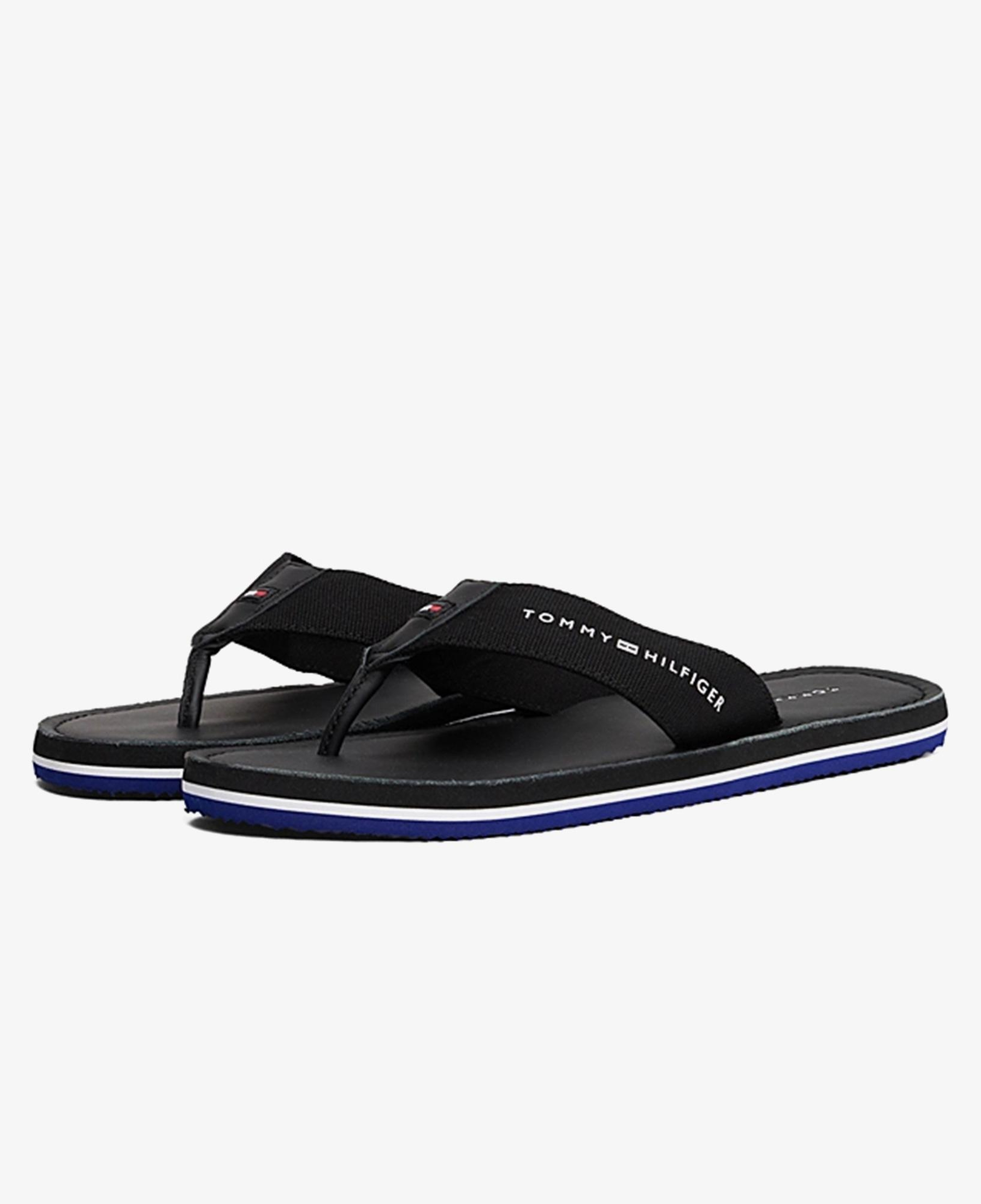 Tommy Hilfiger Erkek Siyah Terlik