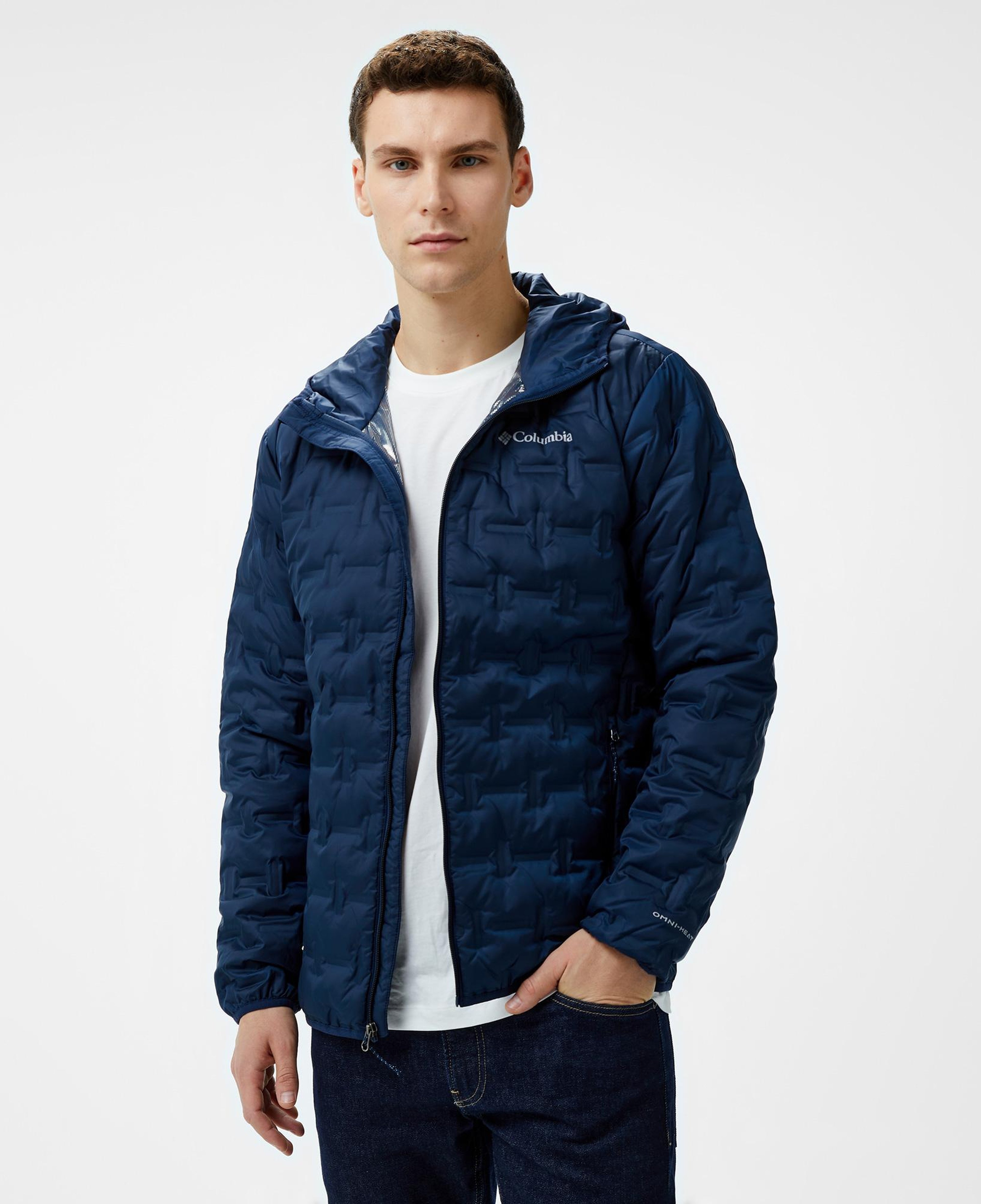 Columbia Delta Ridge Down Hooded Erkek Lacivert Mont