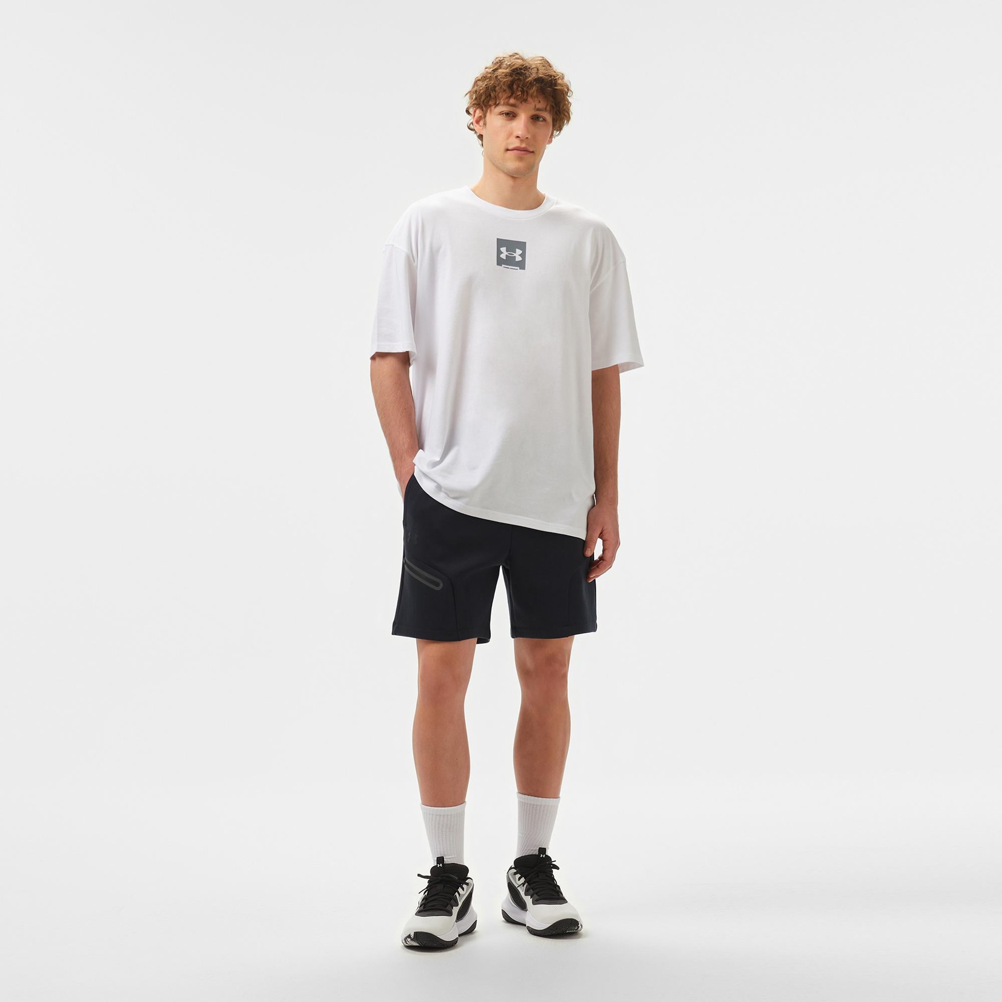 Under Armour Unstoppable Fleece Erkek Siyah Şort