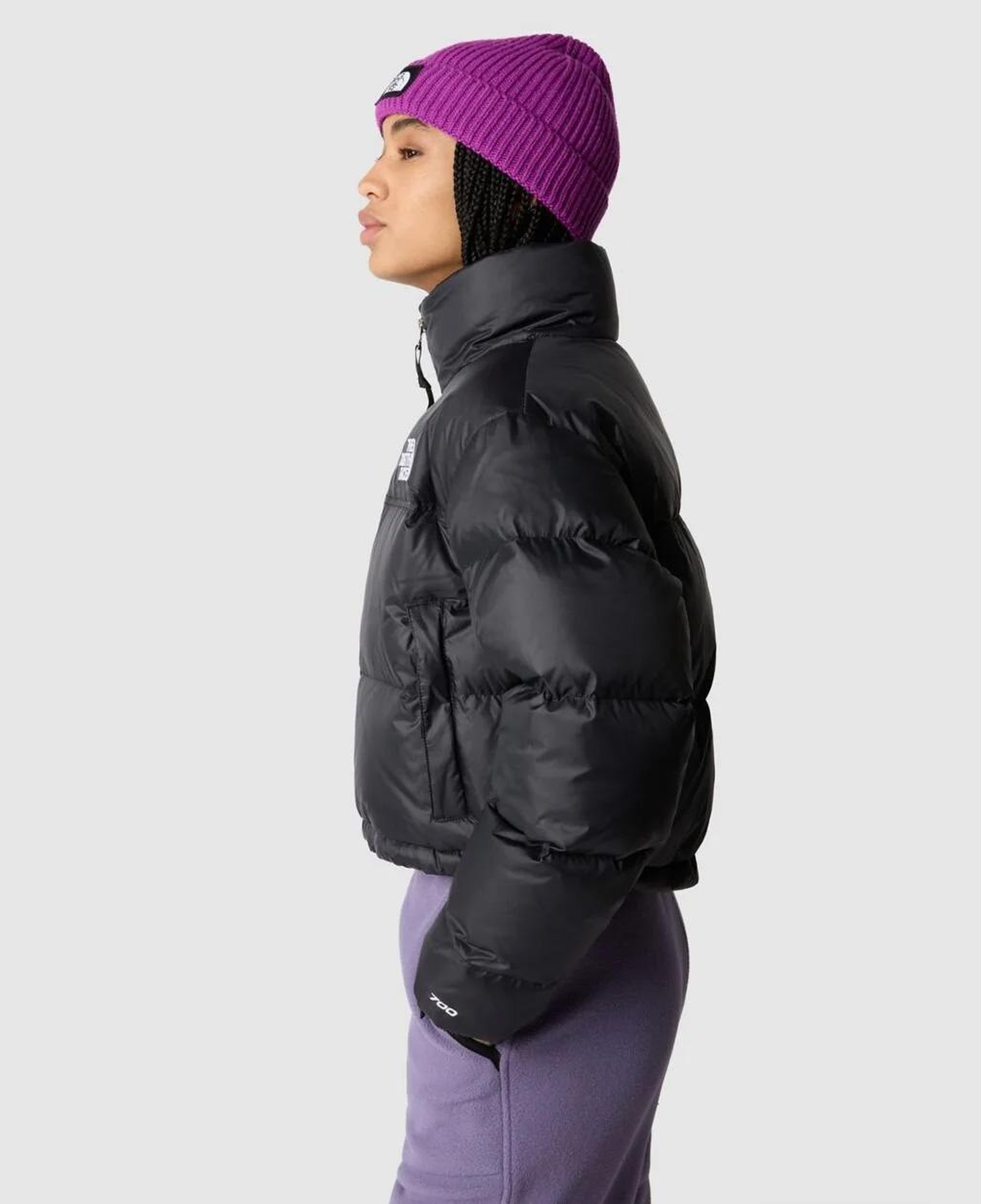 The North Face Nuptse Short Kadın Siyah Mont