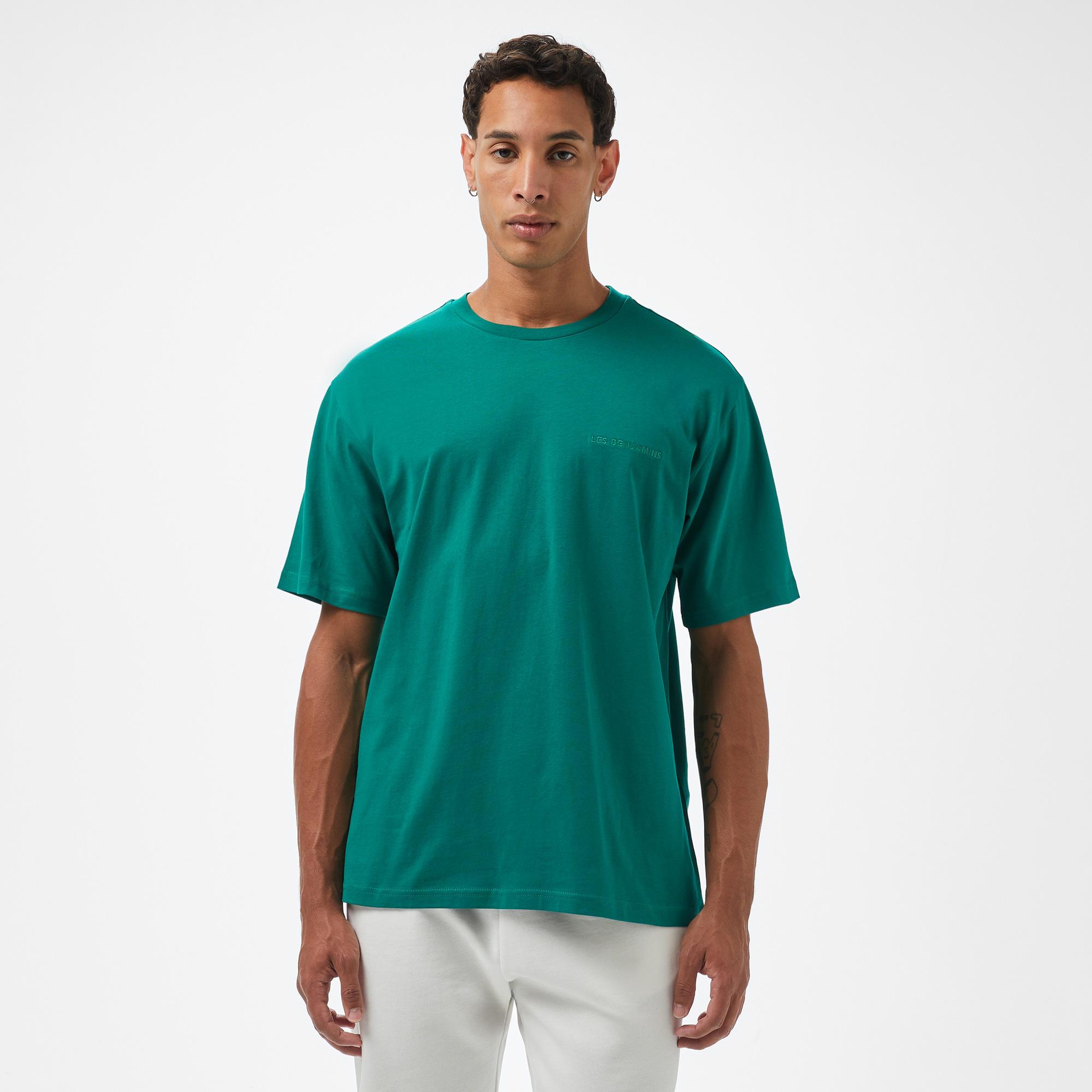 Les Benjamins Essentials 305 Erkek Yeşil T-Shirt