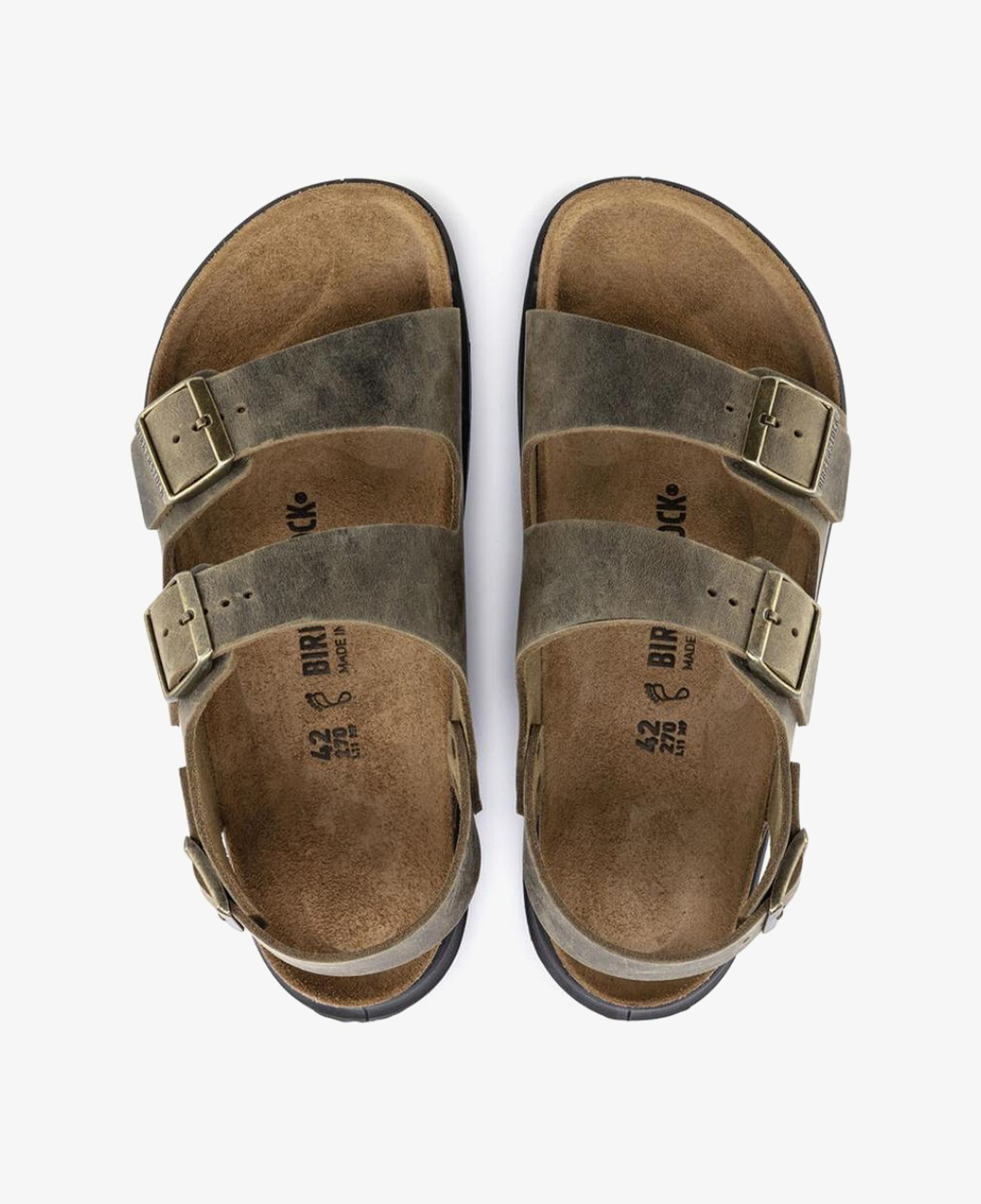 Birkenstock Milano Ct Bf Artic Old Erkek Haki Sandalet