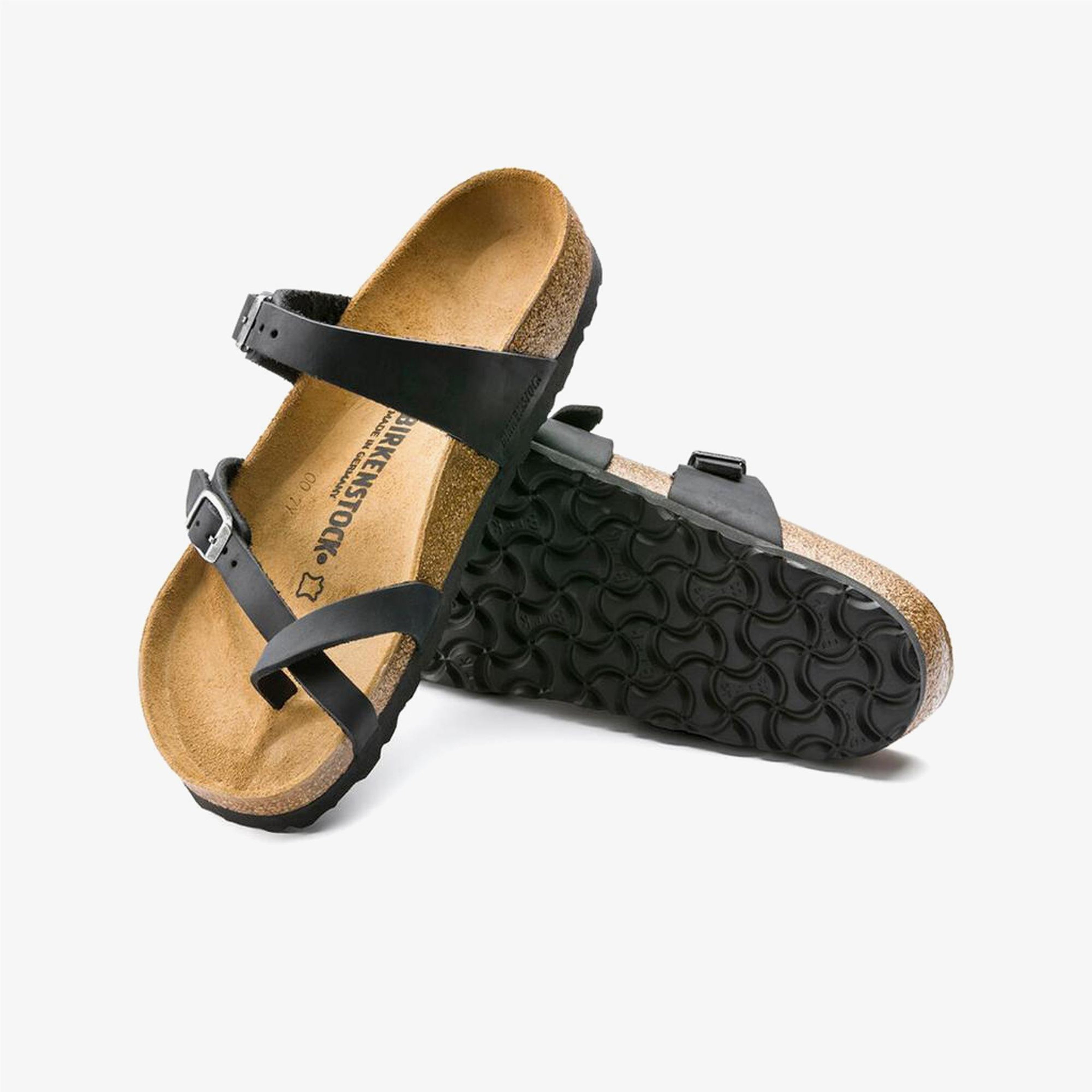 Birkenstock Mayari Leoi Kadın Siyah Parmak Arası Terlik