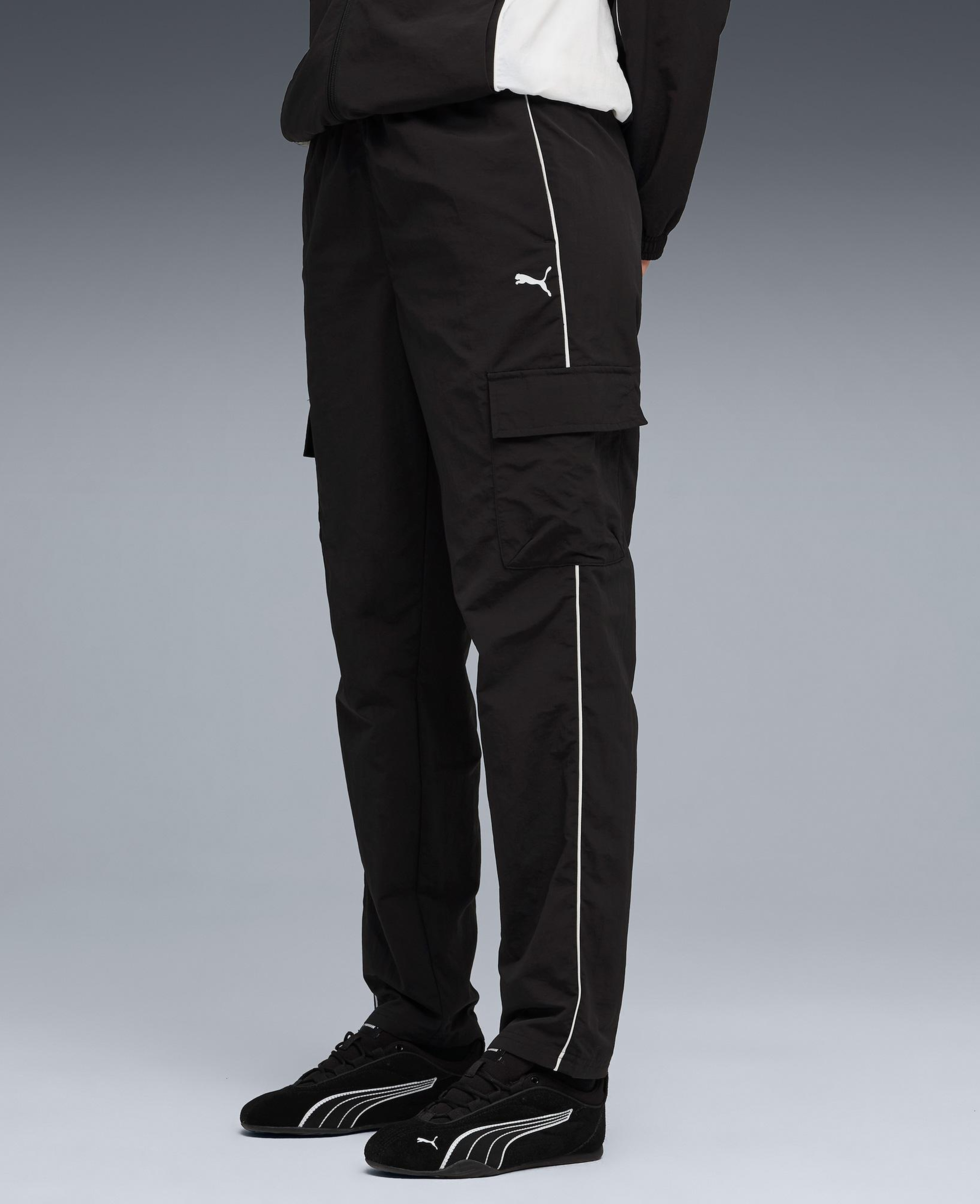 Puma Sport Woven Siyah Kadın Kargo Pantolon