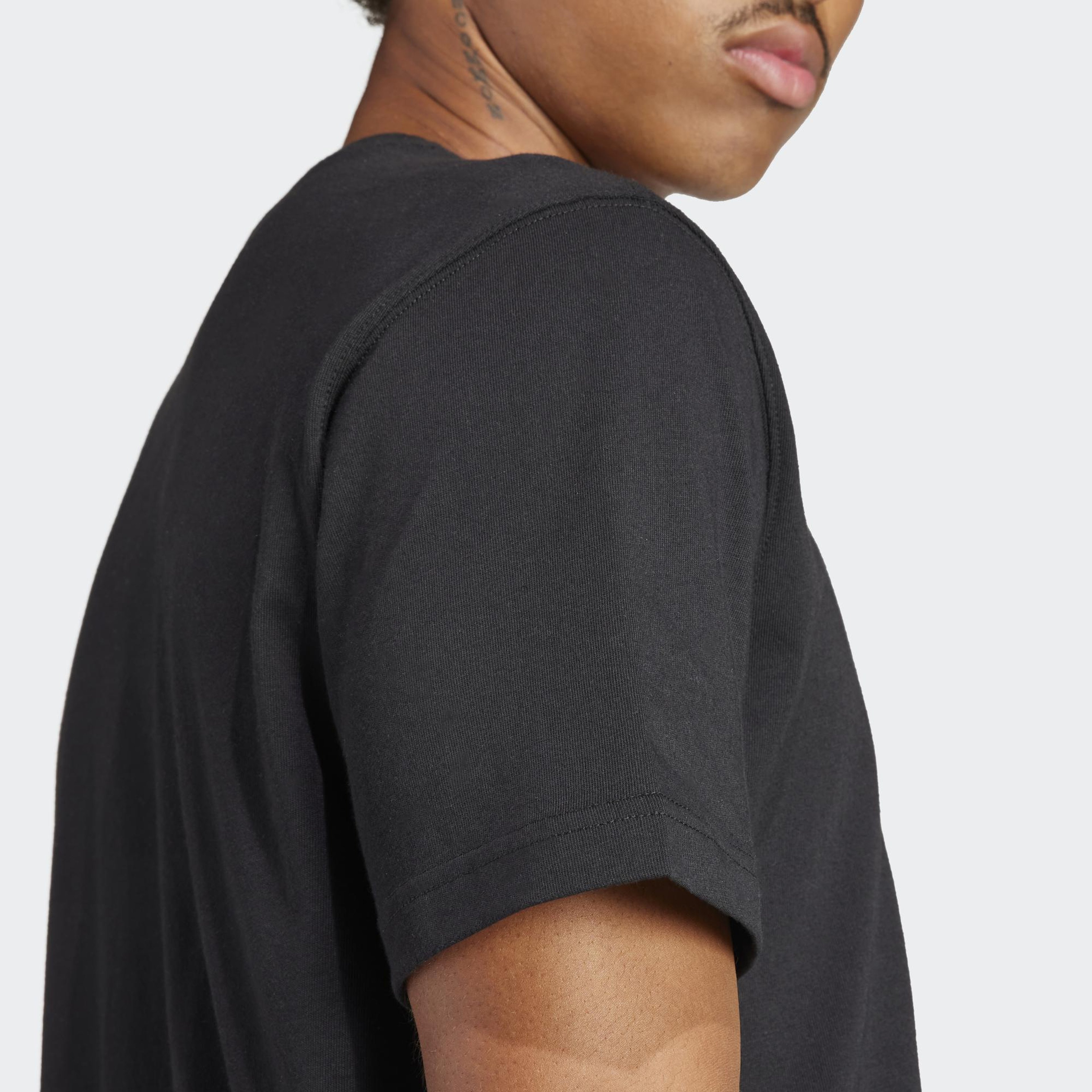 adidas Trefoil Erkek Siyah T-Shirt