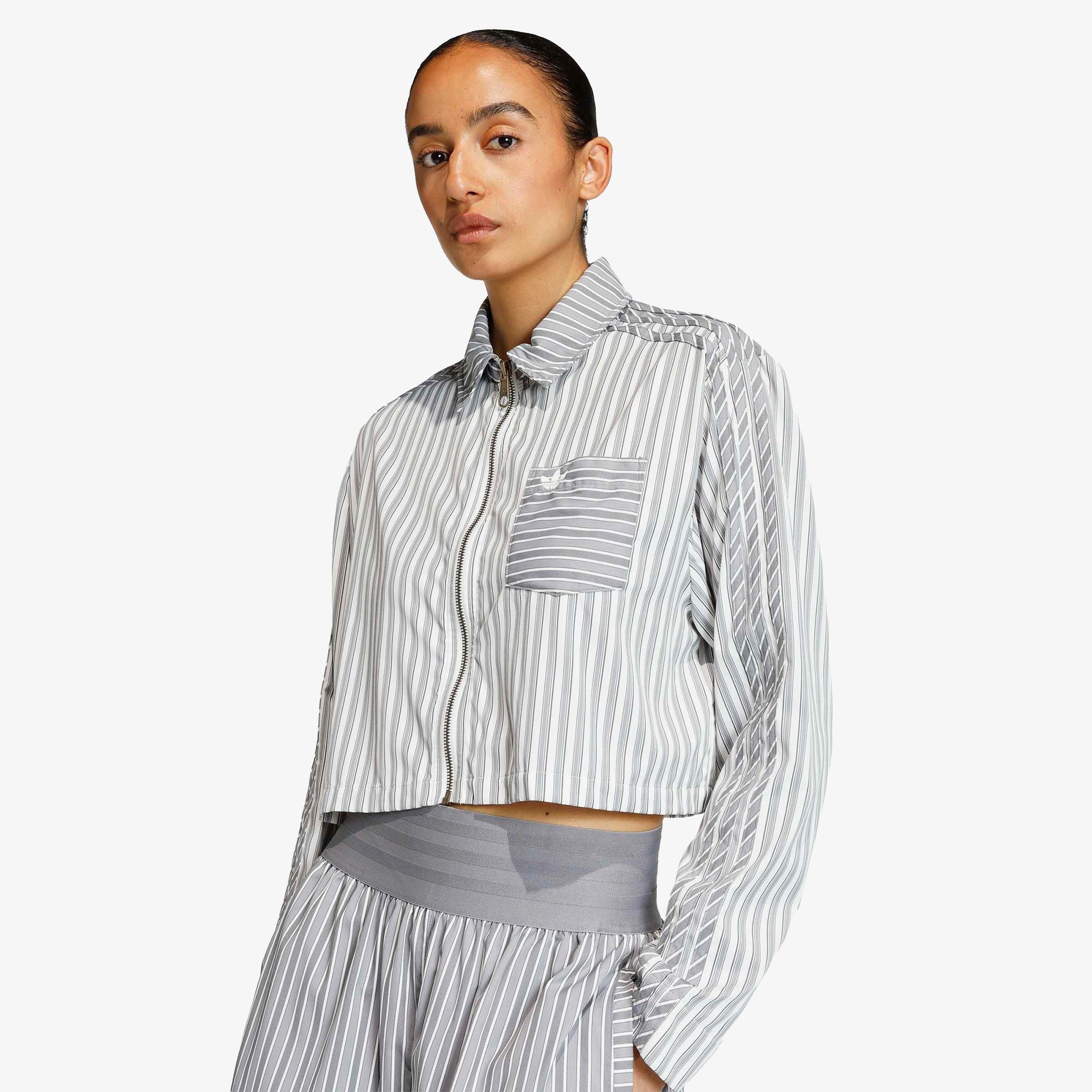 adidas P Essential Kadın Gri Gömlek