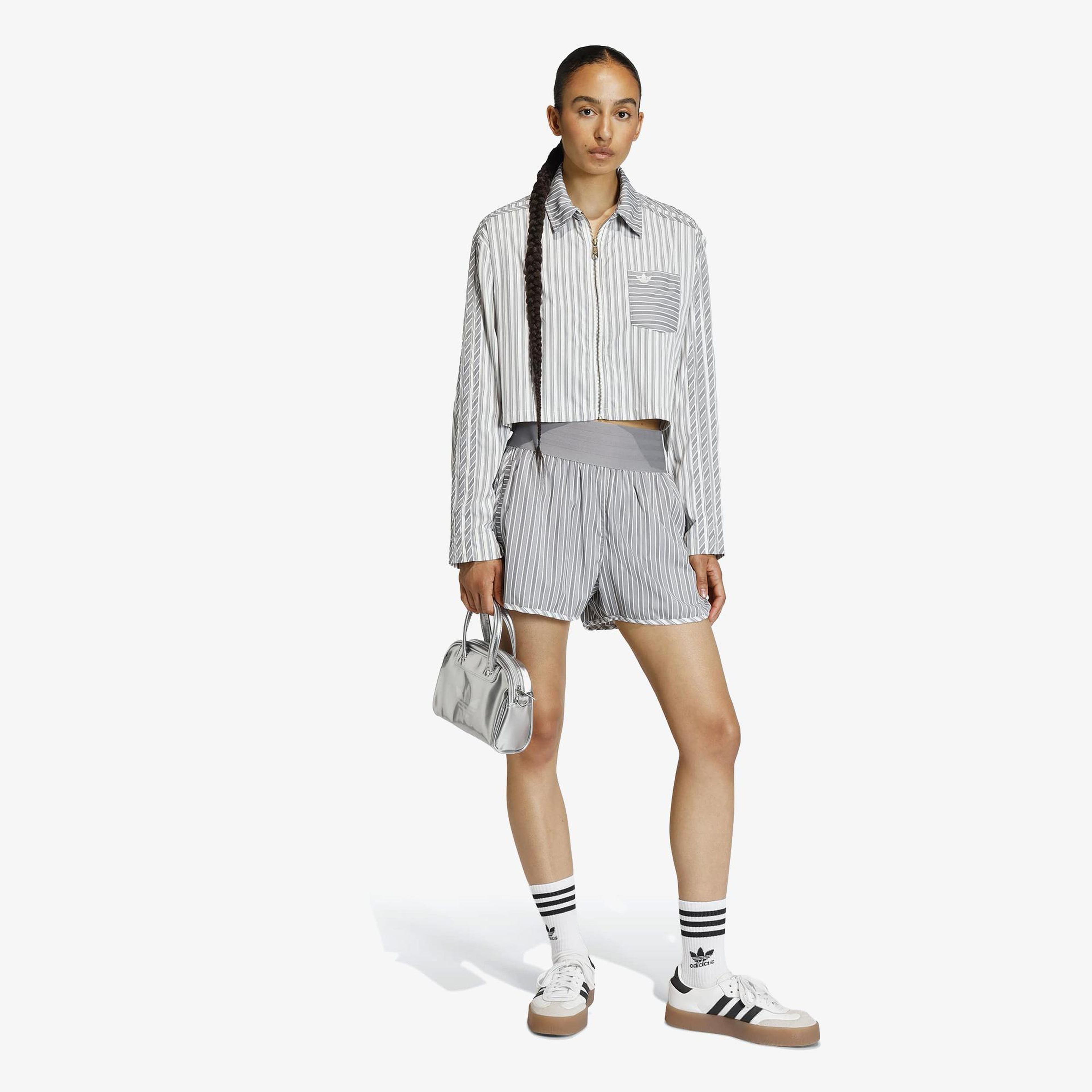 adidas P Essential Kadın Gri Gömlek