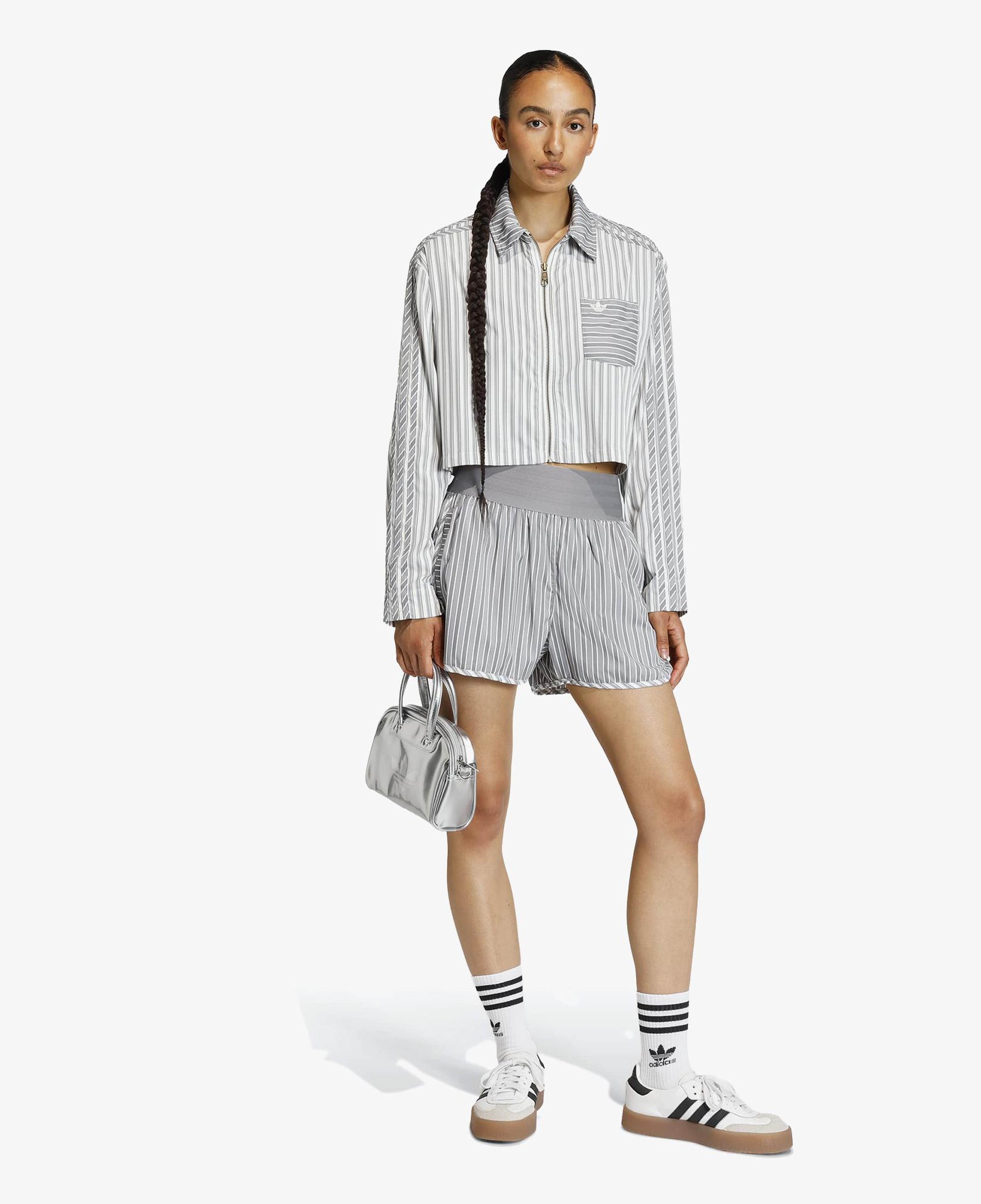 adidas P Essential Kadın Gri Gömlek