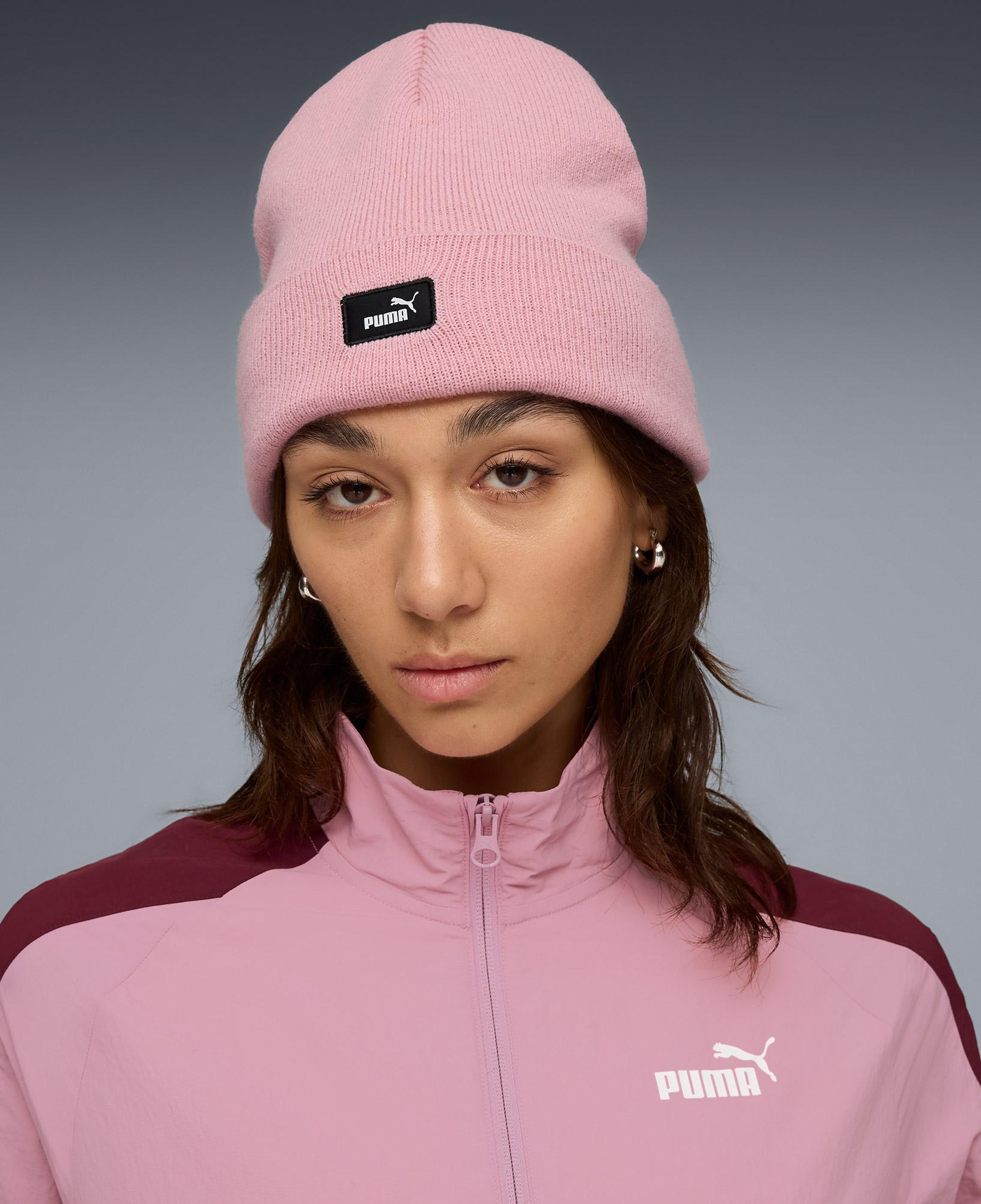 Puma Essentials Mid Crown Unisex Pembe Bere