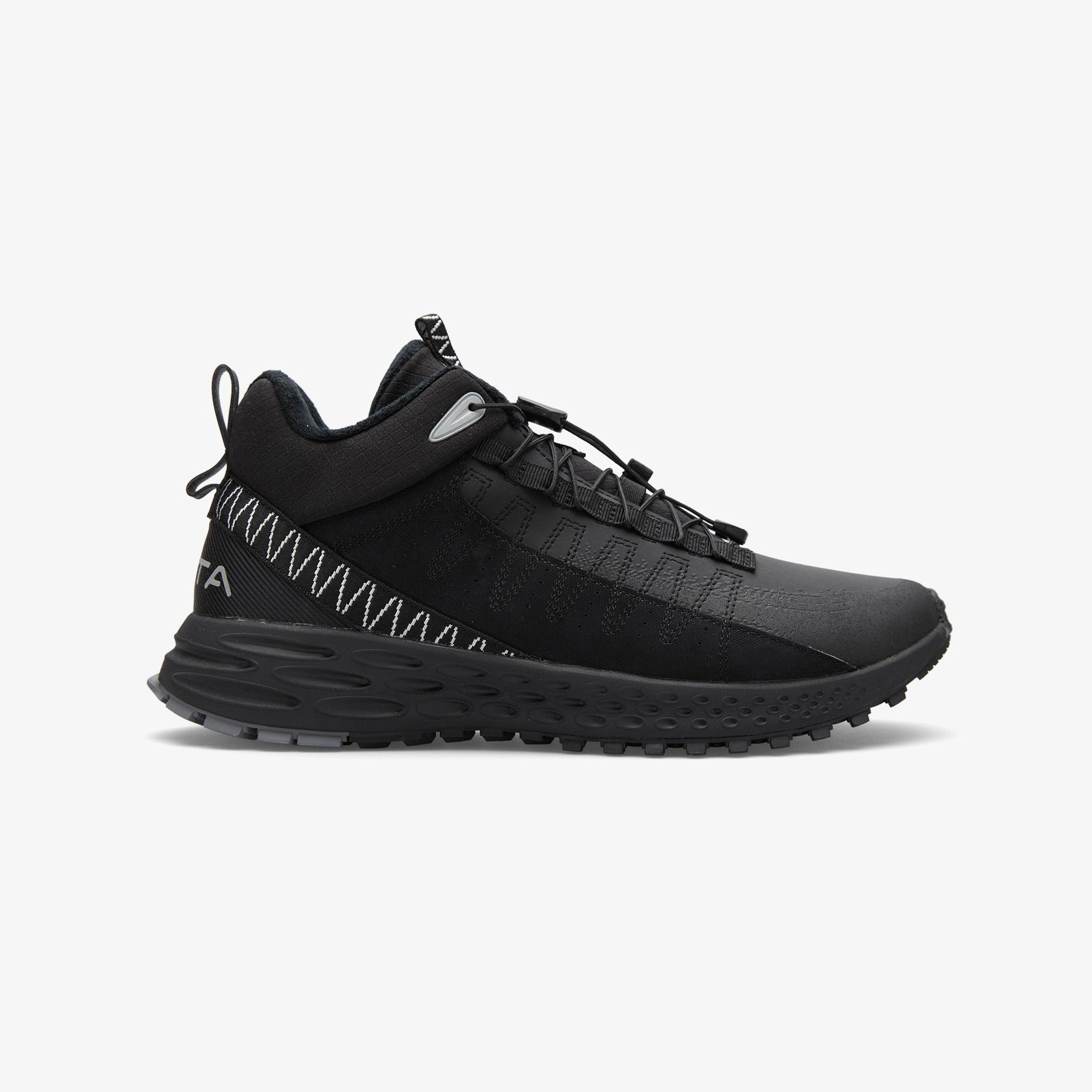 Anta Wild Run Fleece Mid Cut Erkek Siyah Günlük Ayakkabı