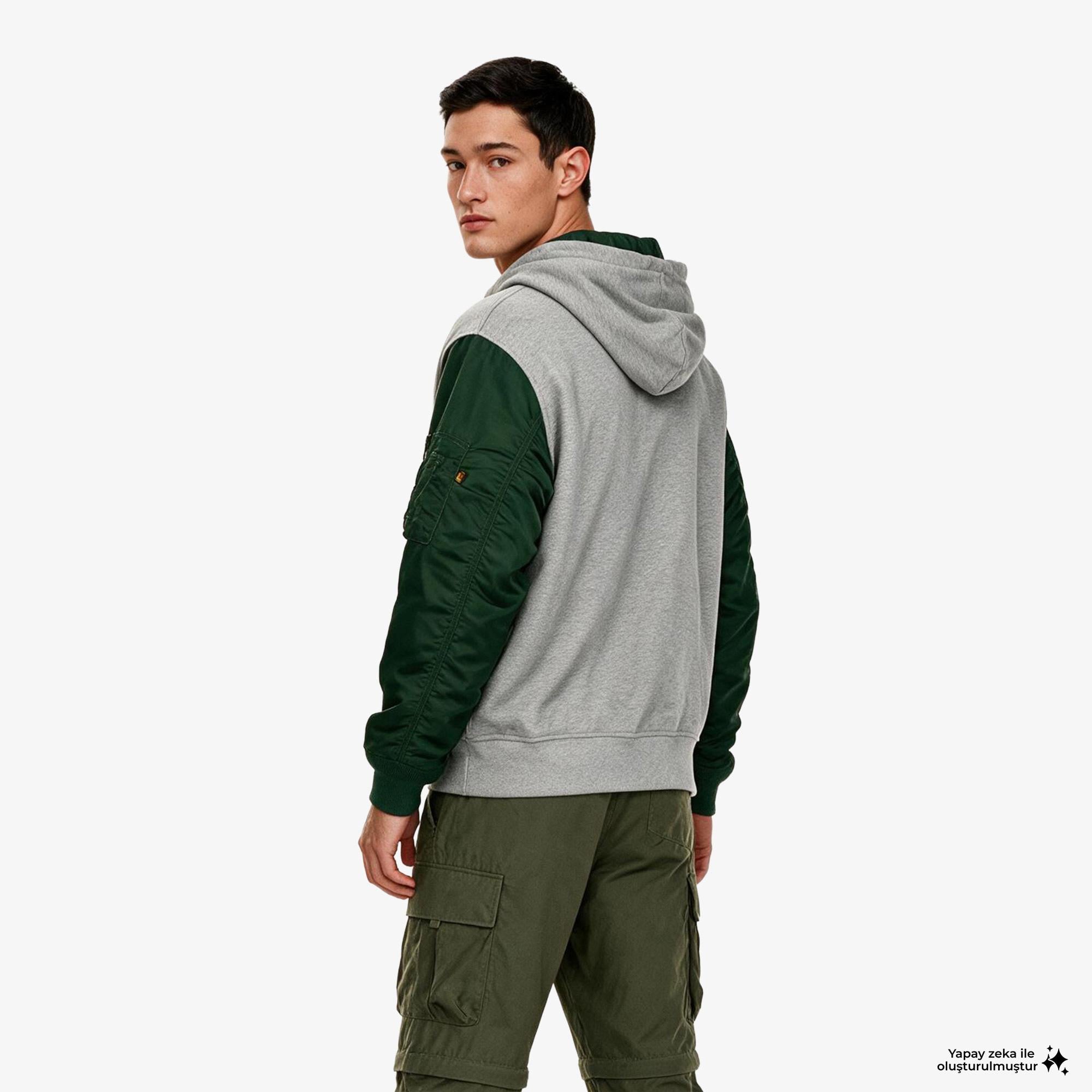 New Era Alpha Industries x Green Bay Packers MA-1 Erkek Polar Ceket