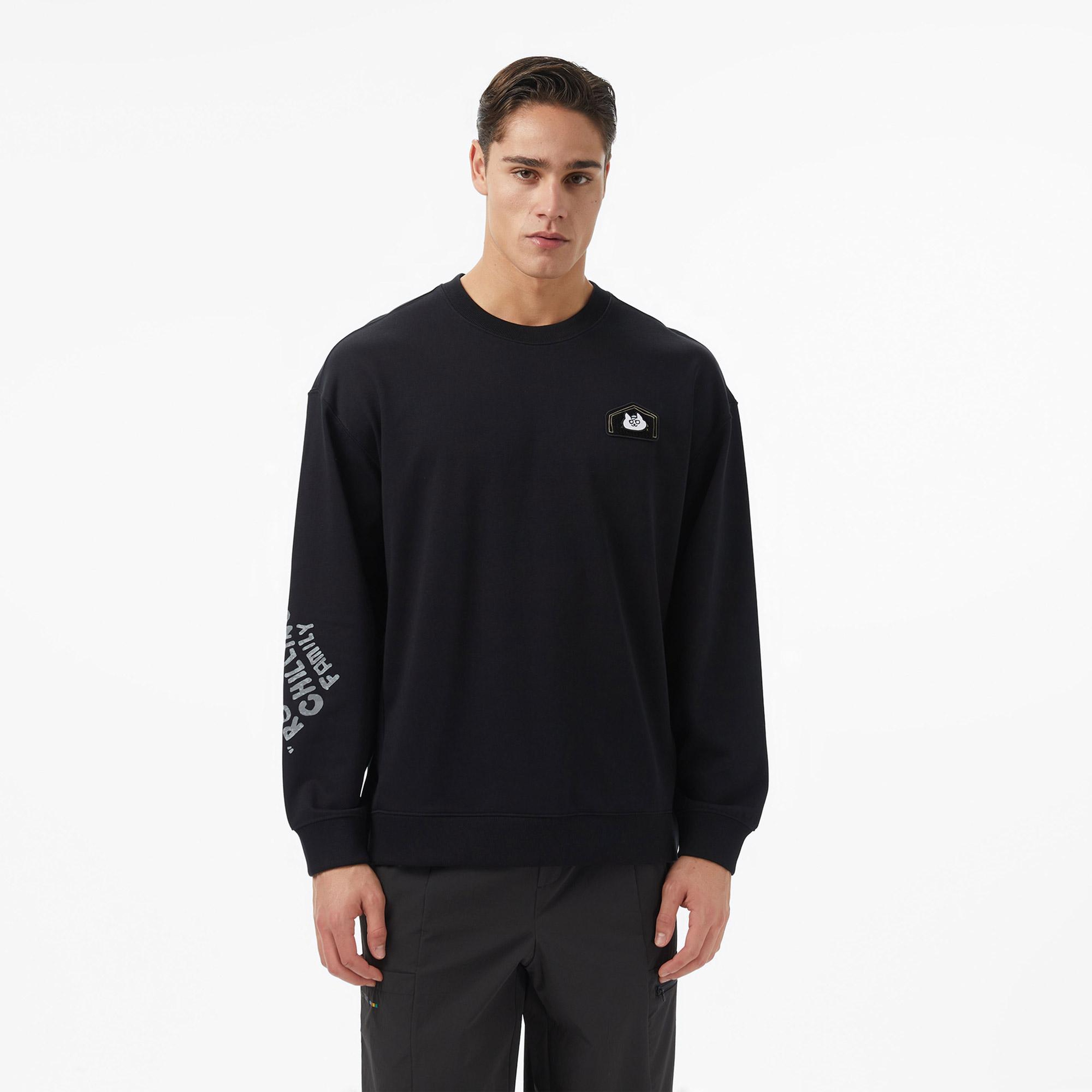 Anta Skaters Family Erkek Siyah Sweatshirt